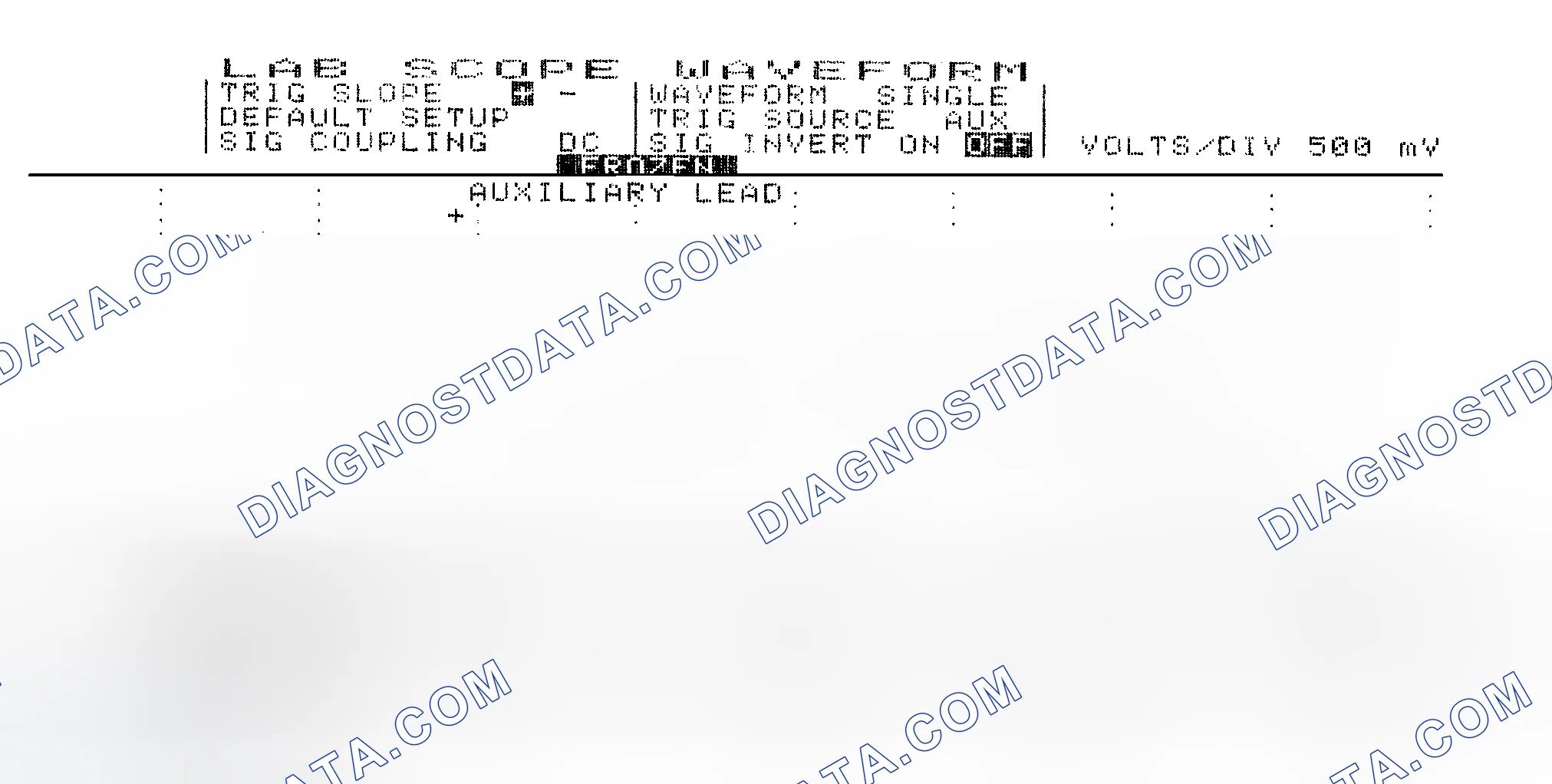 Scheme 14: Single Injector w/Excessive Current Flow - Current Pattern