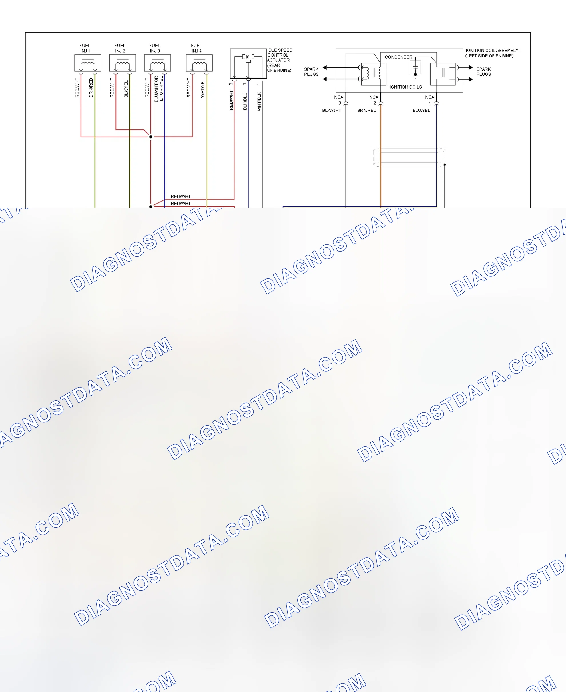 Scheme 8: Wiring Diagram (Elantra 1.8L - 2 Of 3)
