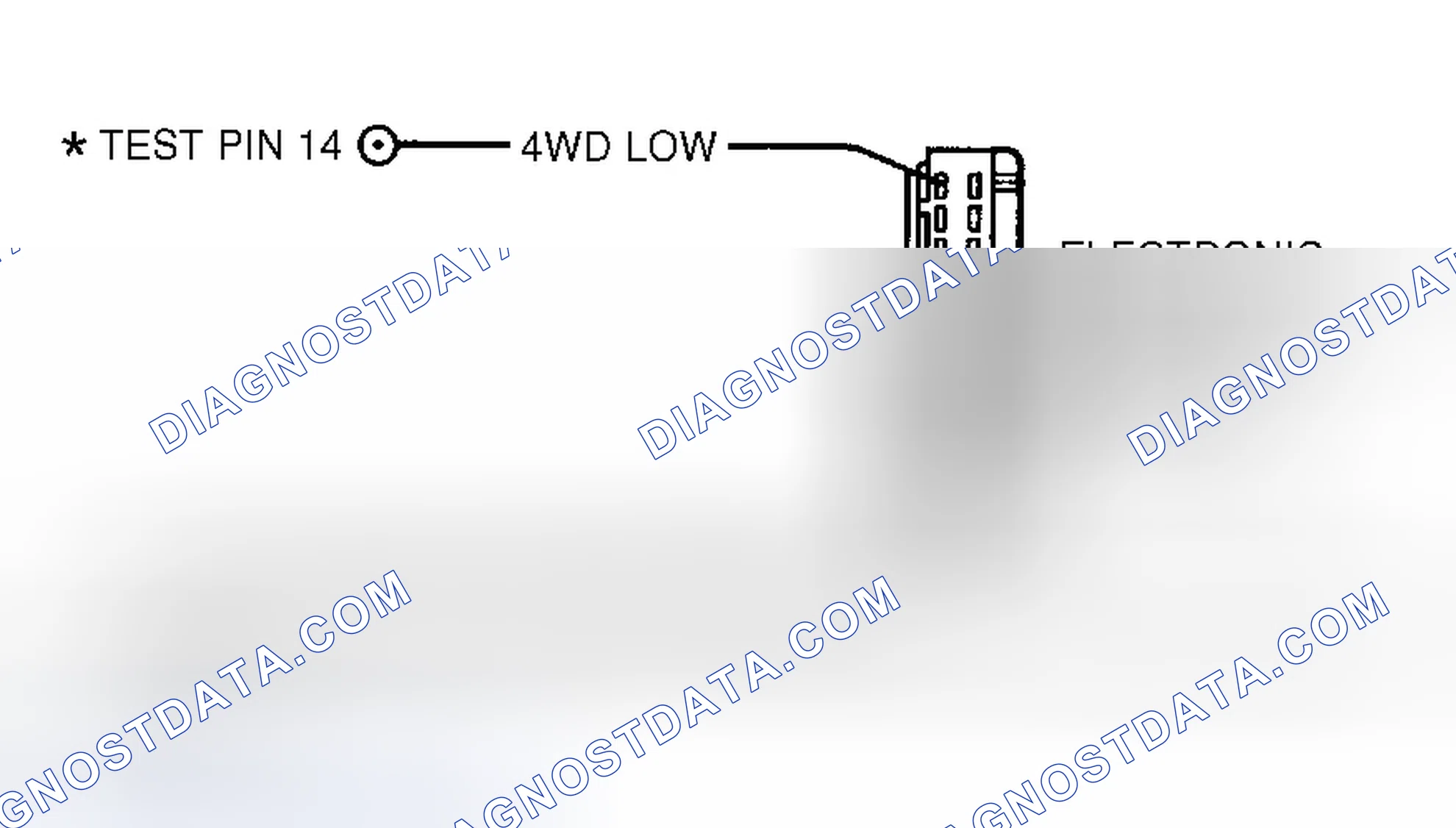 Scheme 187: Electronic Shift Control Module Test Circuit (Electronic Shift)