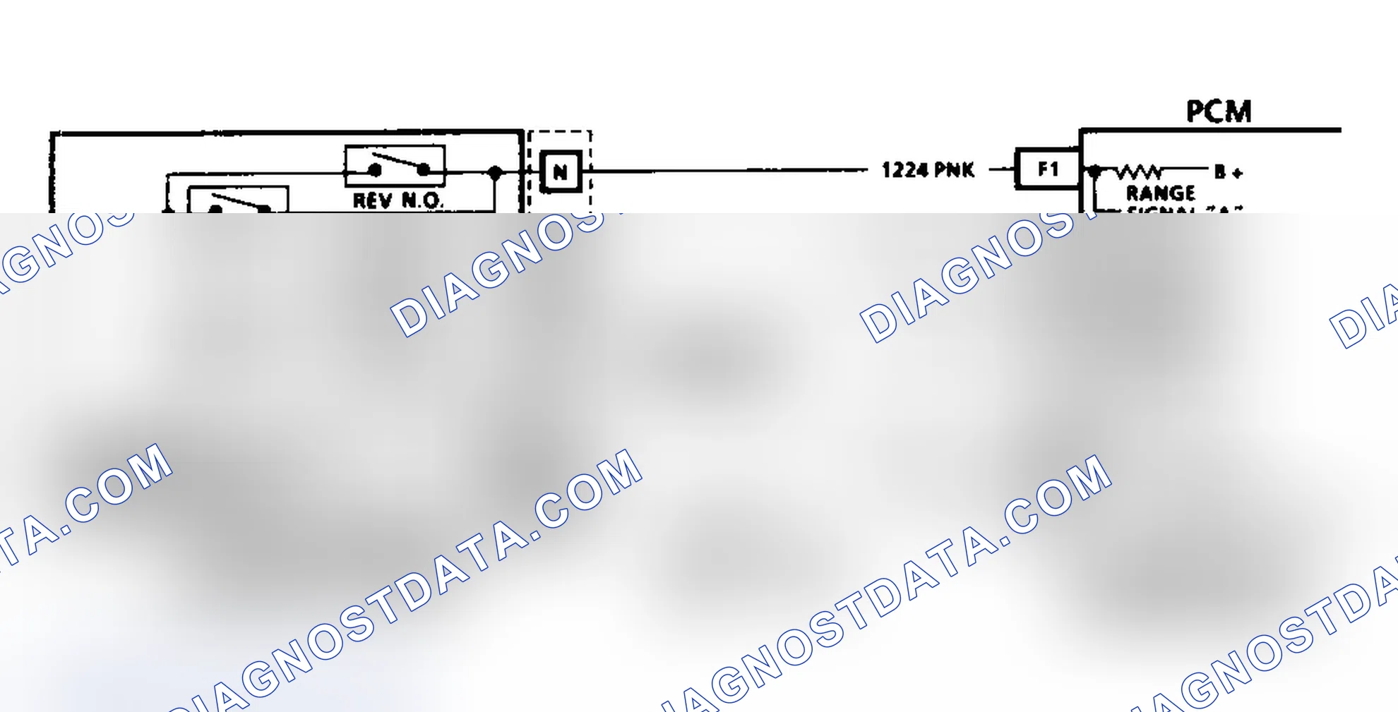 Scheme 280: Code 28 Schematic (4L60-E Transmission (Gasoline) Transmission Range Pressure Switch