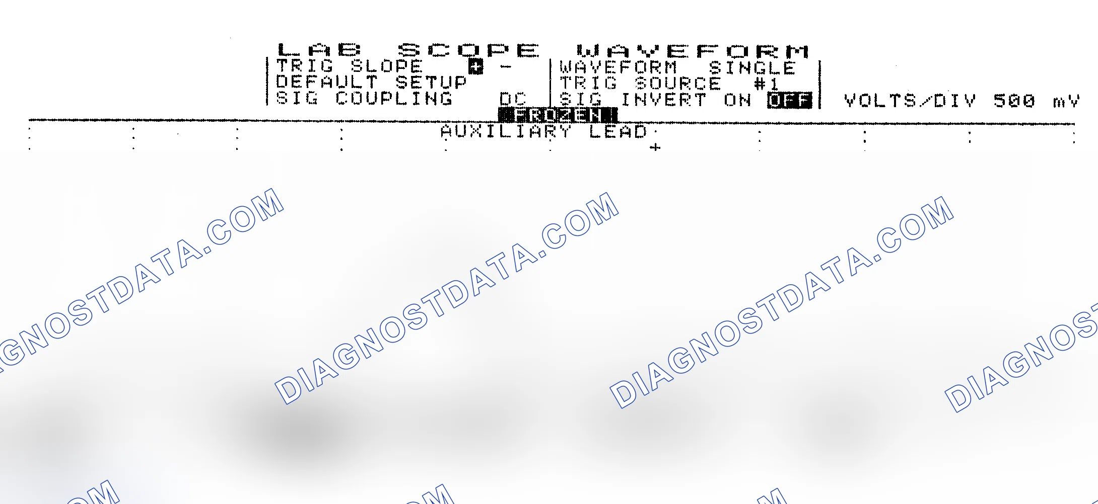 Scheme 10: Single Injector w/Excessive Current Flow - Current Pattern