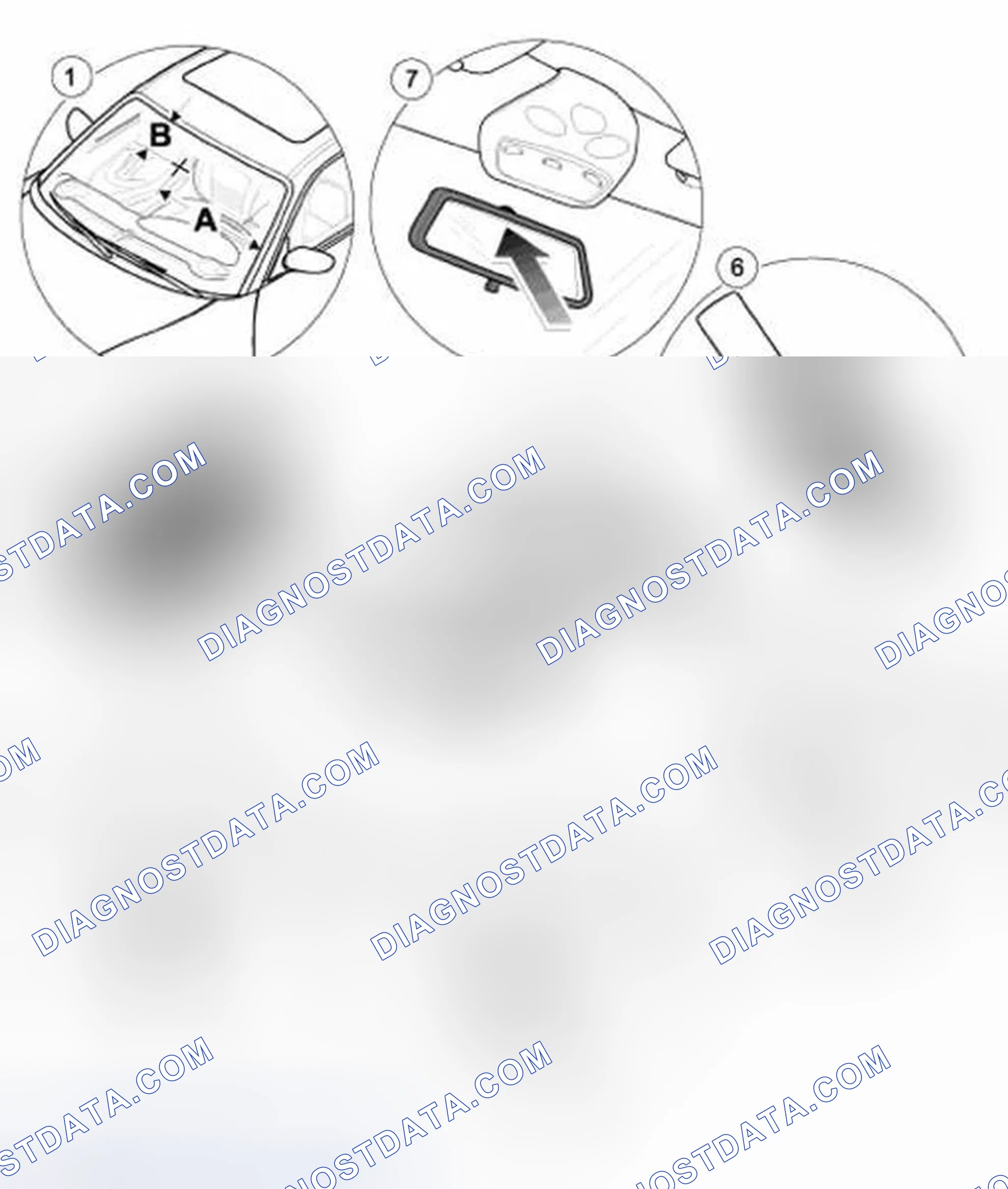 Scheme 35: Bonding the assembled interior mirror onto the windscreen
