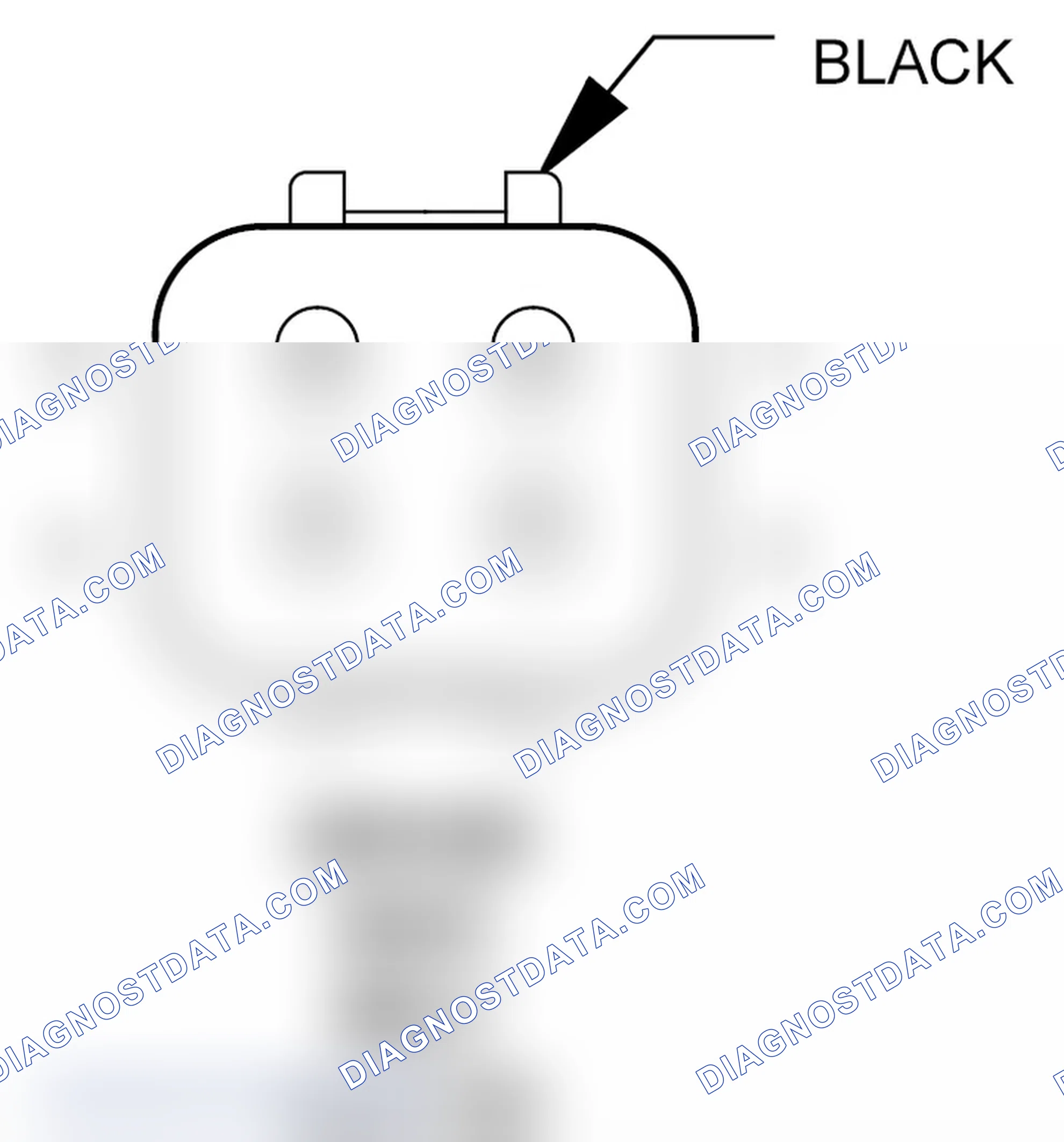 Scheme 119: Driver Seat Belt Switch Connector End View