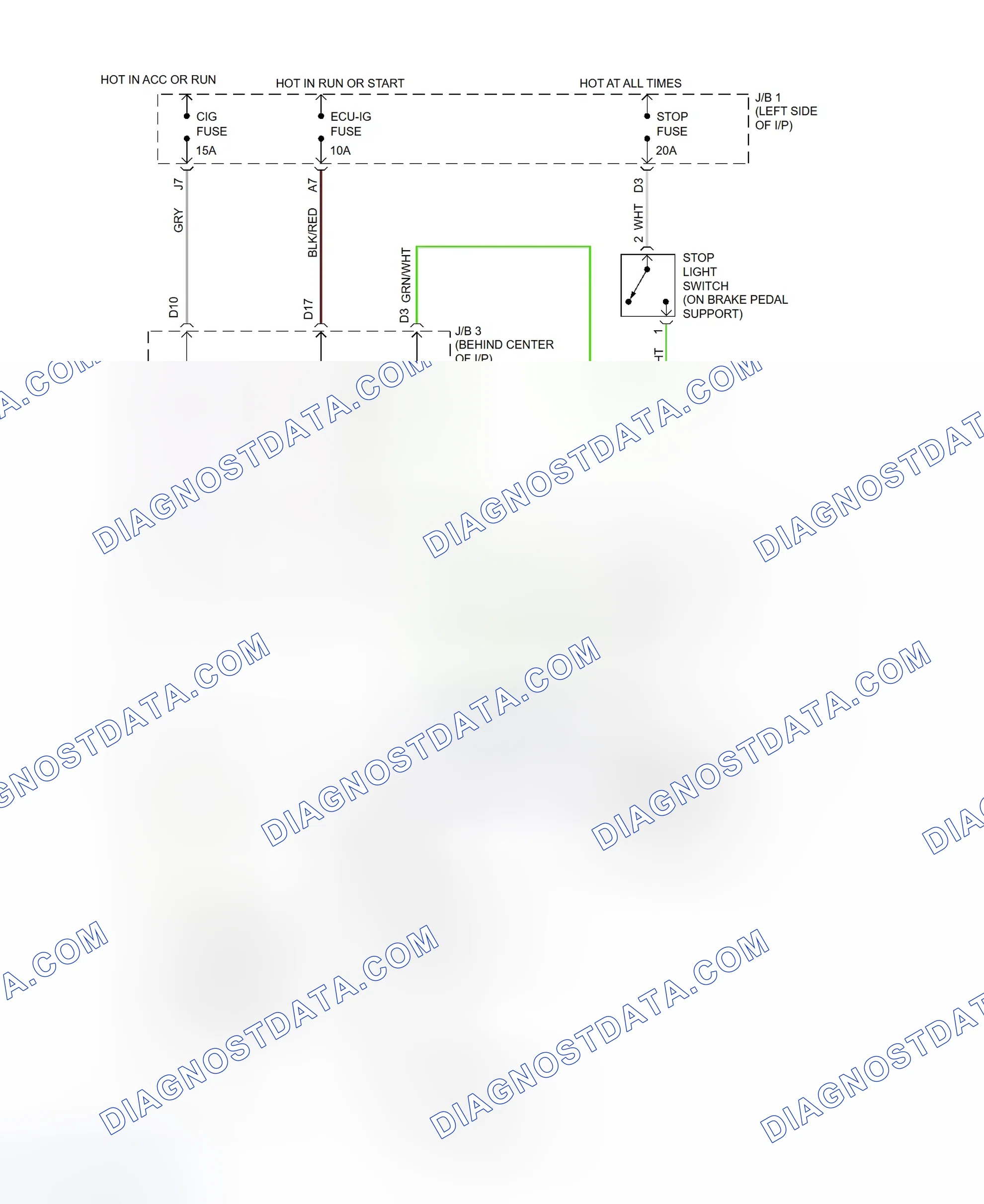 Scheme 91: Shift Interlock System Wiring Diagram (GS300)