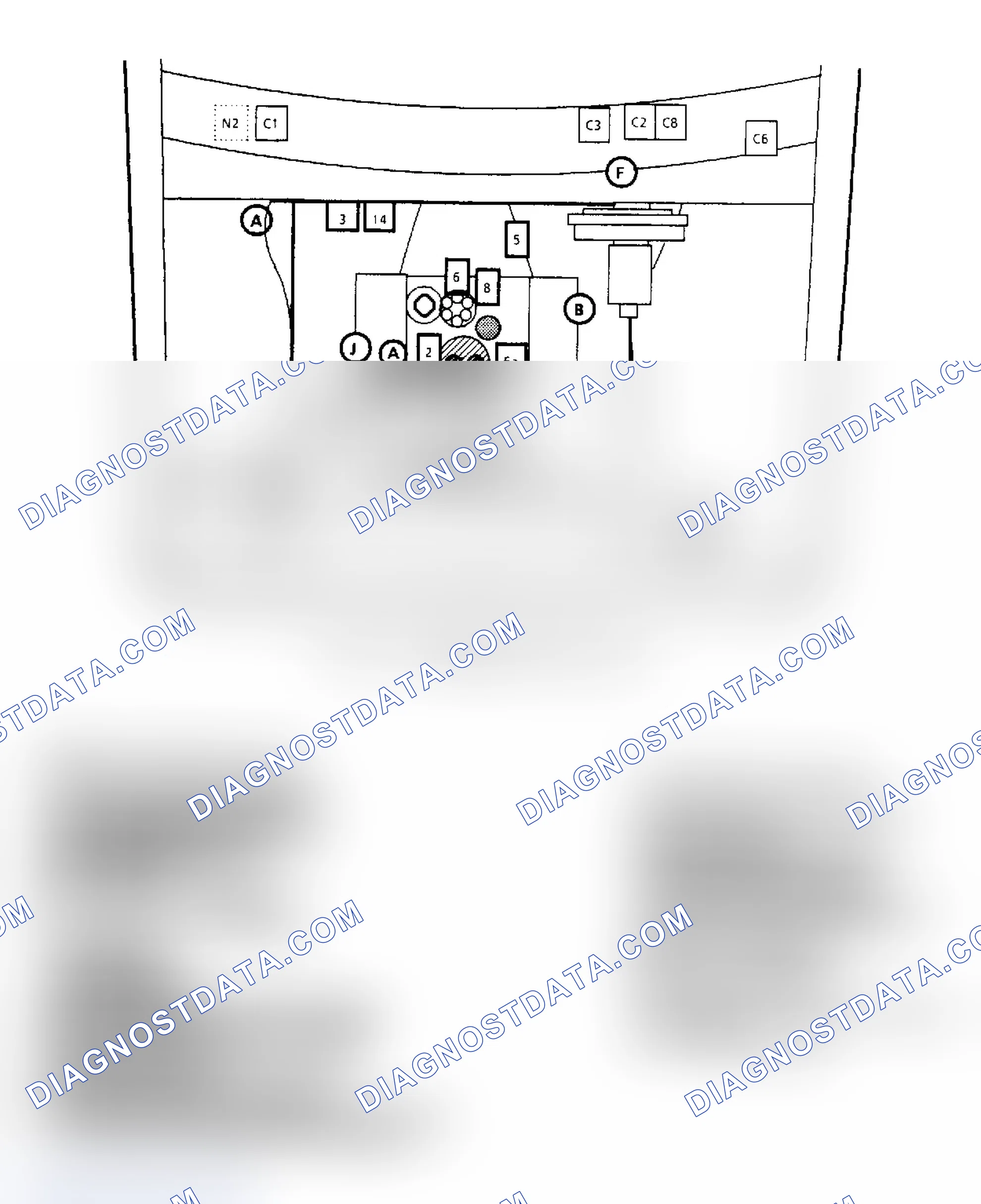 Scheme 147: Component Locations for "C/K" Series 5.0L & 5.7L