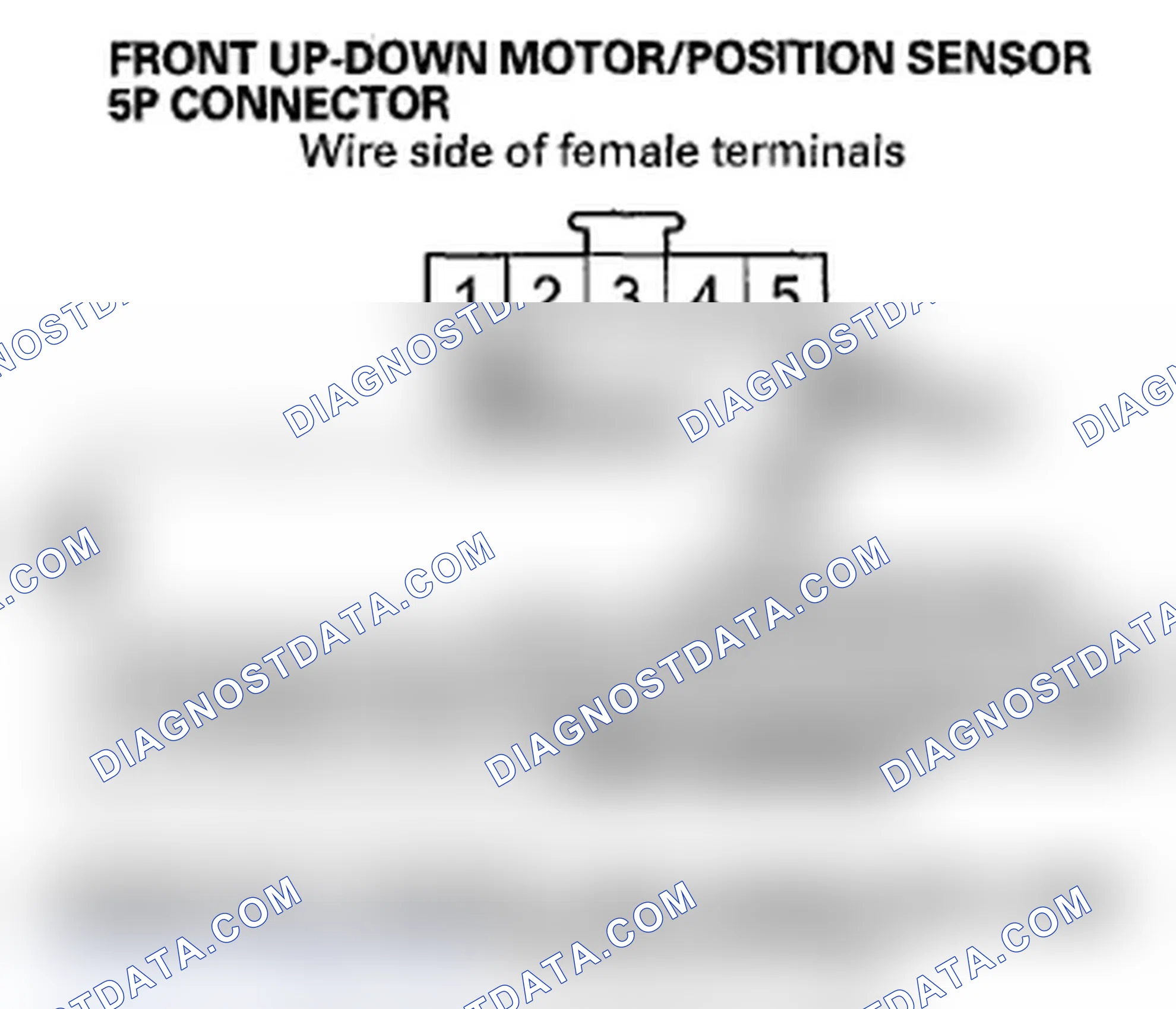 Scheme 357: DTC B1826: Power Seat Front Up-Down Motor Pulse Error