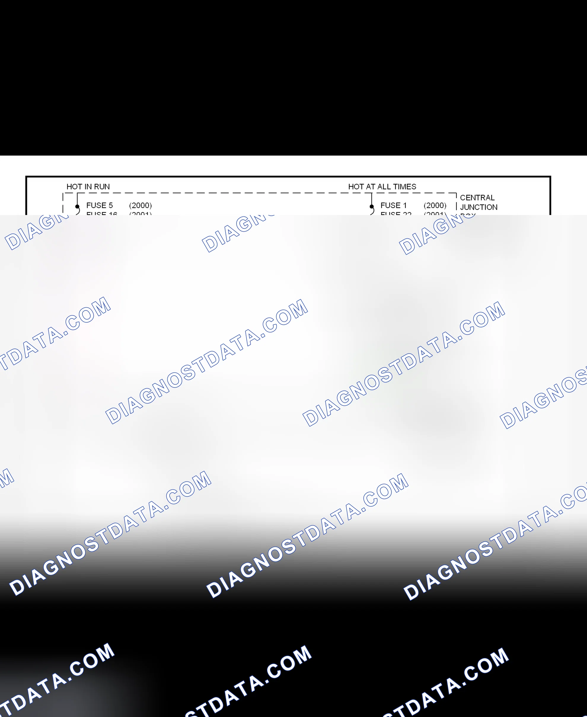 Fig. 15: Shift Interlock System Wiring Diagram (Crown Victoria & Grand Marquis)
