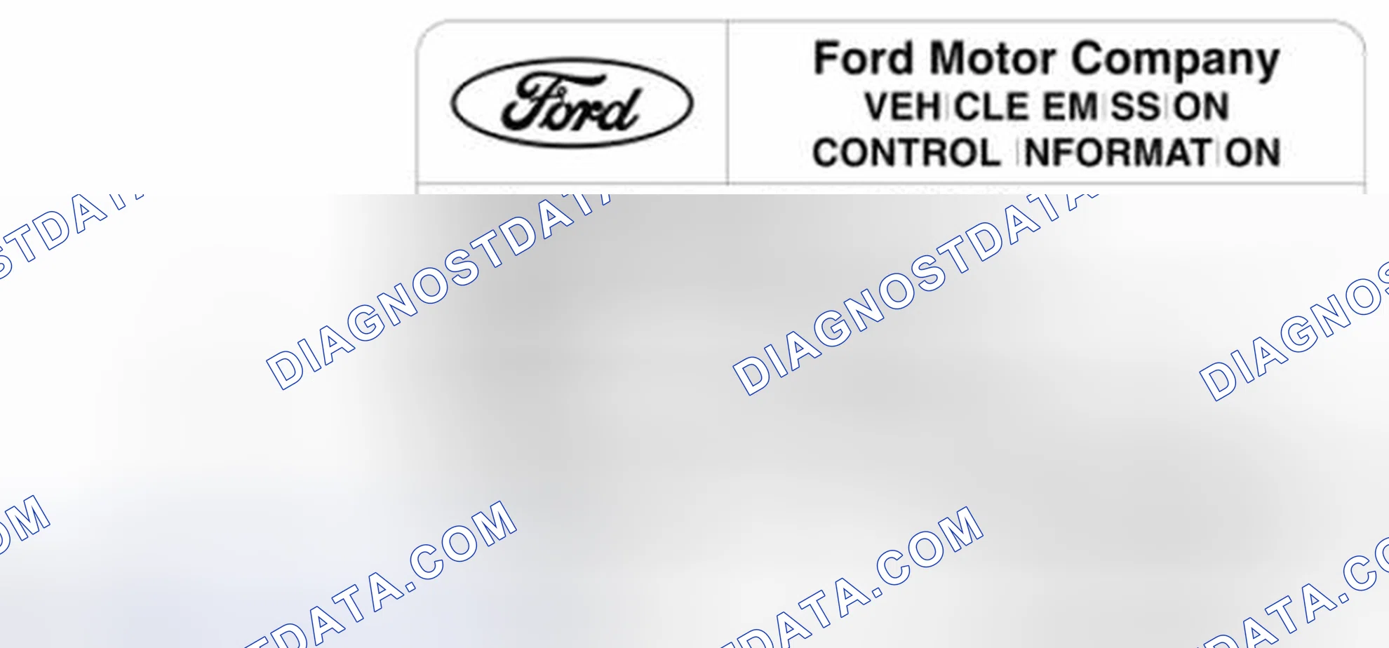 Scheme 10: Identifying Exhaust Emission Control System, Engine Evaporative Family Information And Label Part Number