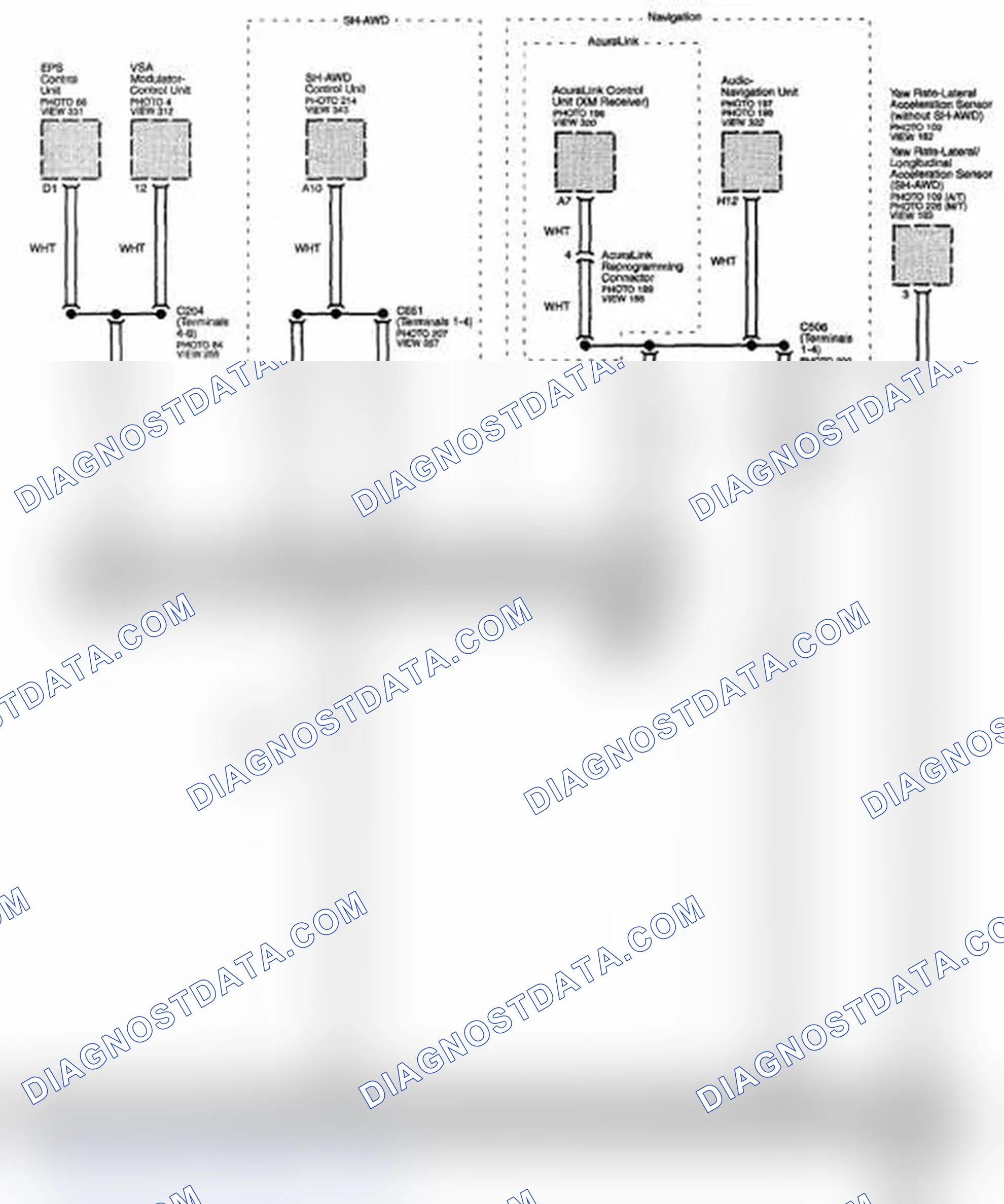 Scheme 289: Multiplex Integrated Control System Circuit Diagram - F-CAN Communication Line (High) (Page 50-7)