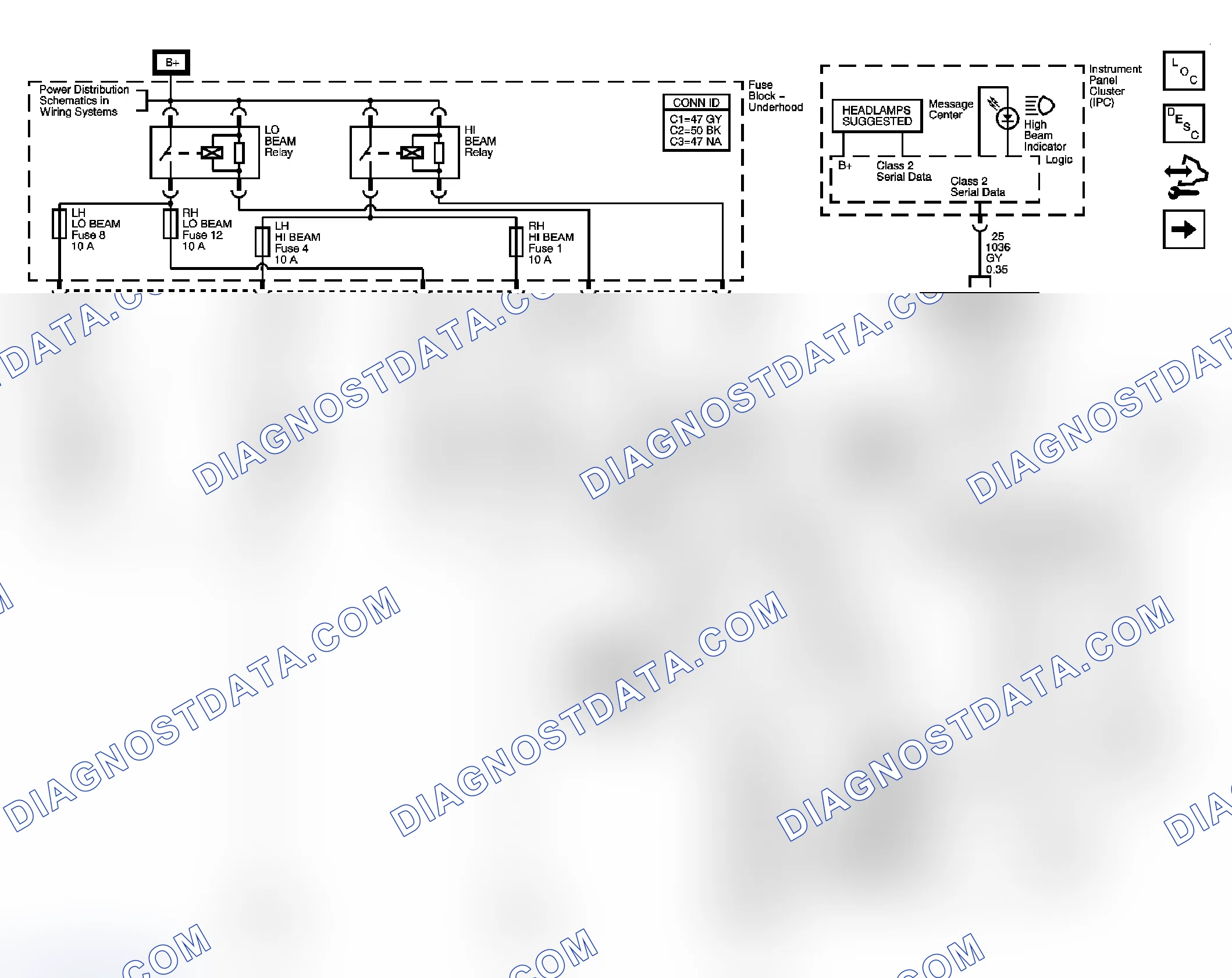 Scheme 1: Headlights/Daytime Running Lights (DRL) Schematics