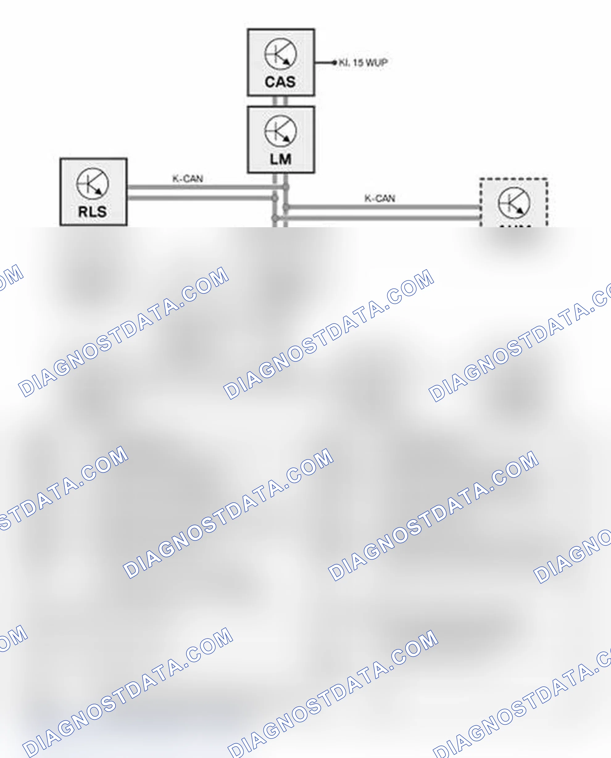 Scheme 28: Overview Of Signal Paths For Adaptive Headlights On E60, E61, E64