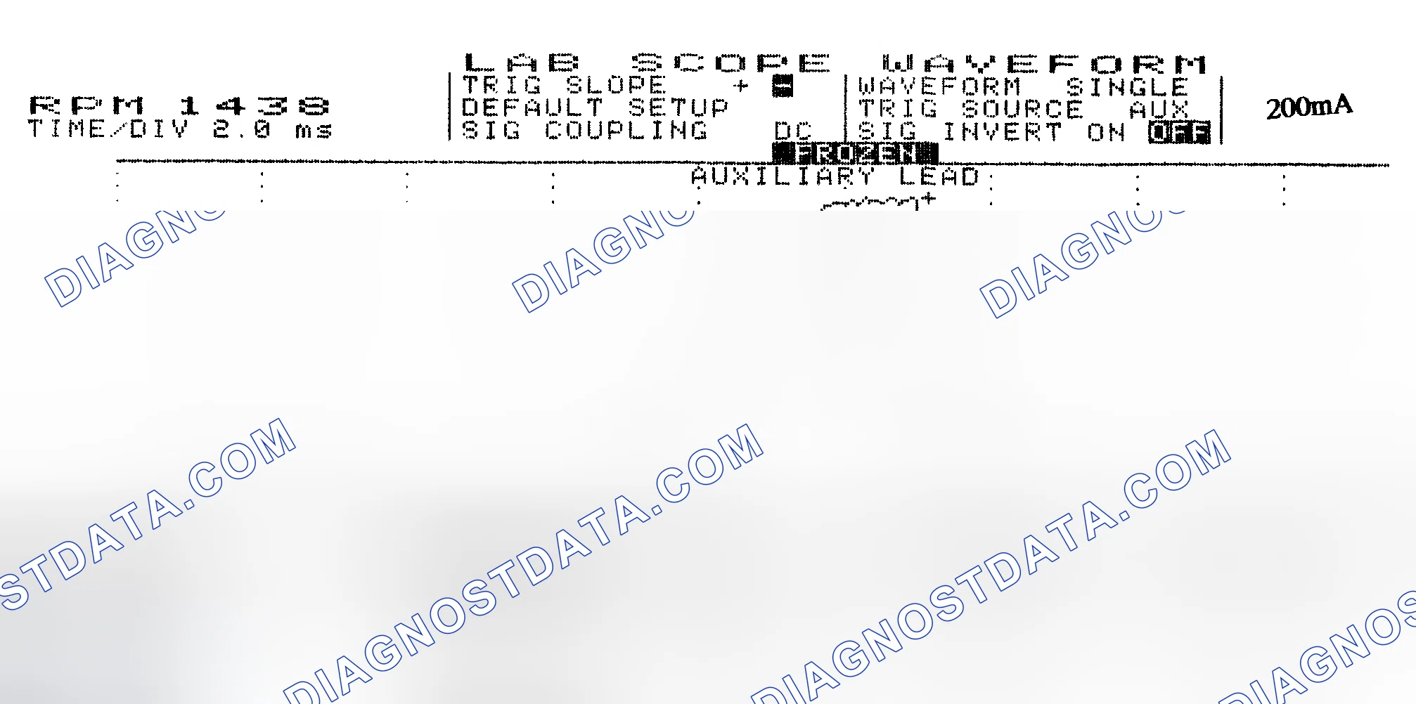 Scheme 15: Single Injector w/Normal Current Flow - Current Pattern