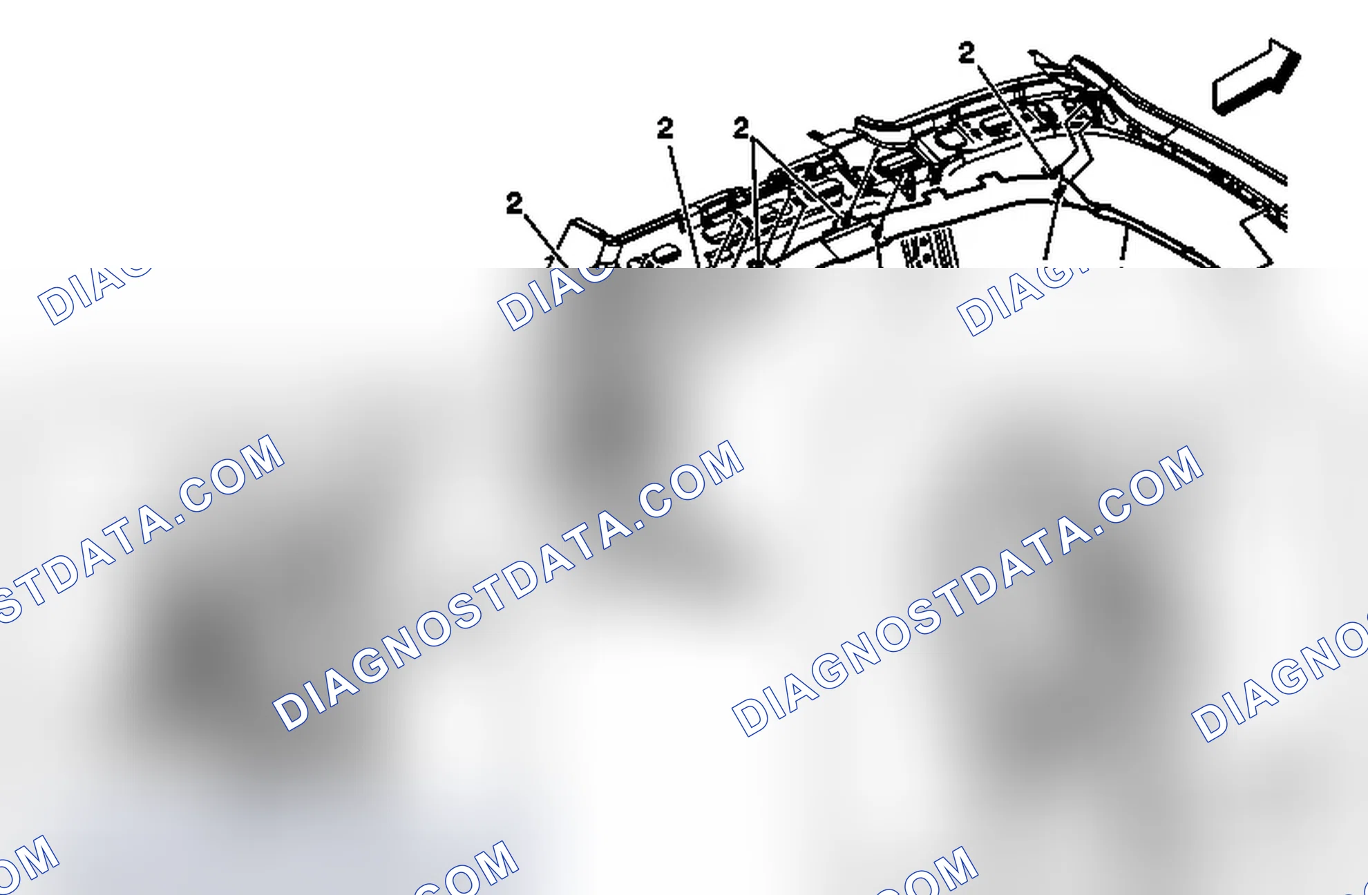 Scheme 19: Roof Side Rail Inflatable Restraint Module Replacement (Rear Right, Avalanche/Escalade EXT)