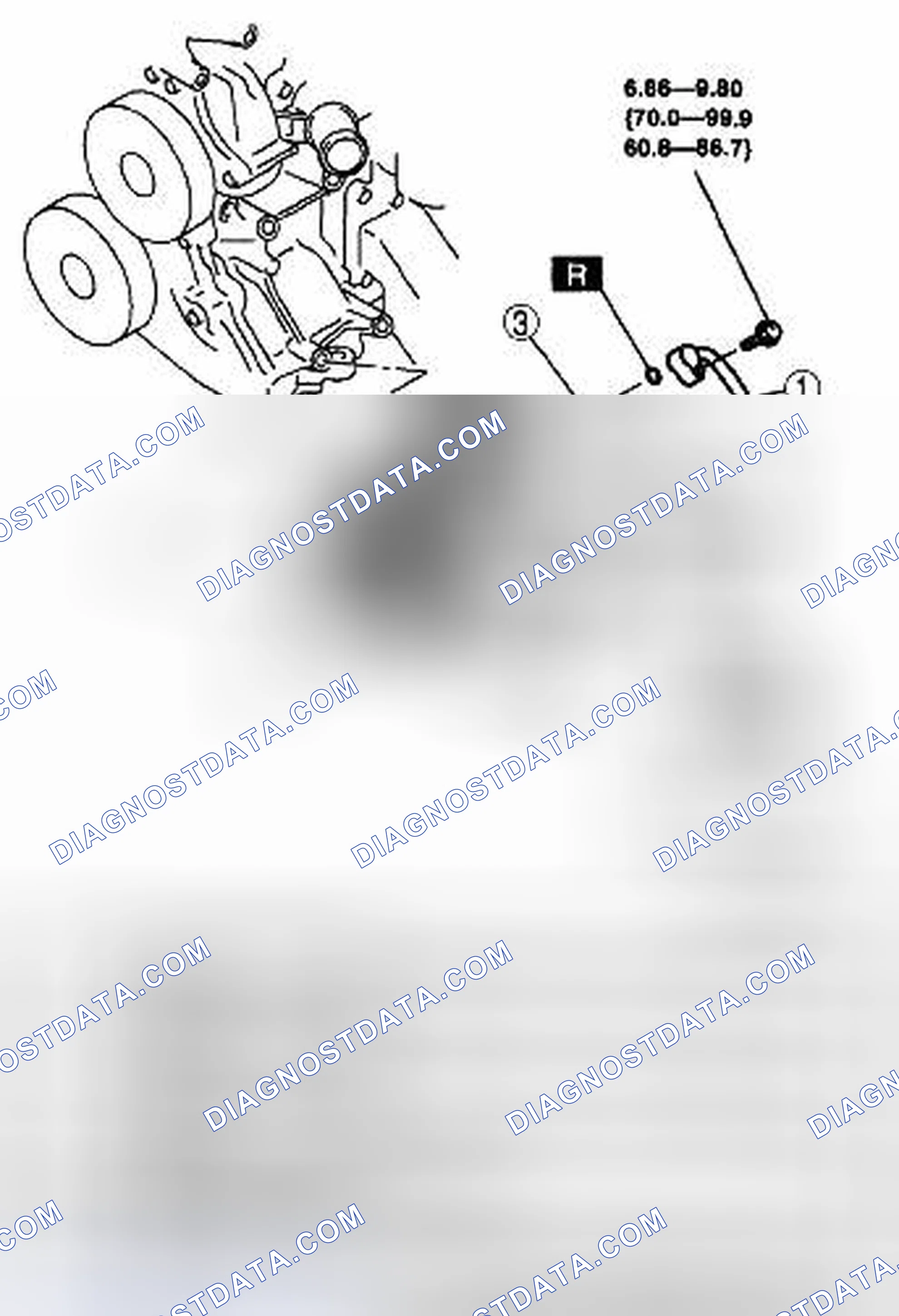 Scheme 58: A/C COMPRESSOR REMOVAL/INSTALLATION