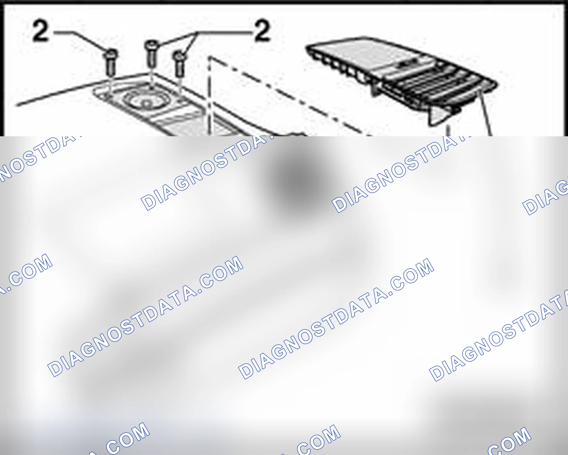 Scheme 111: Removing left and right instrument panel speaker