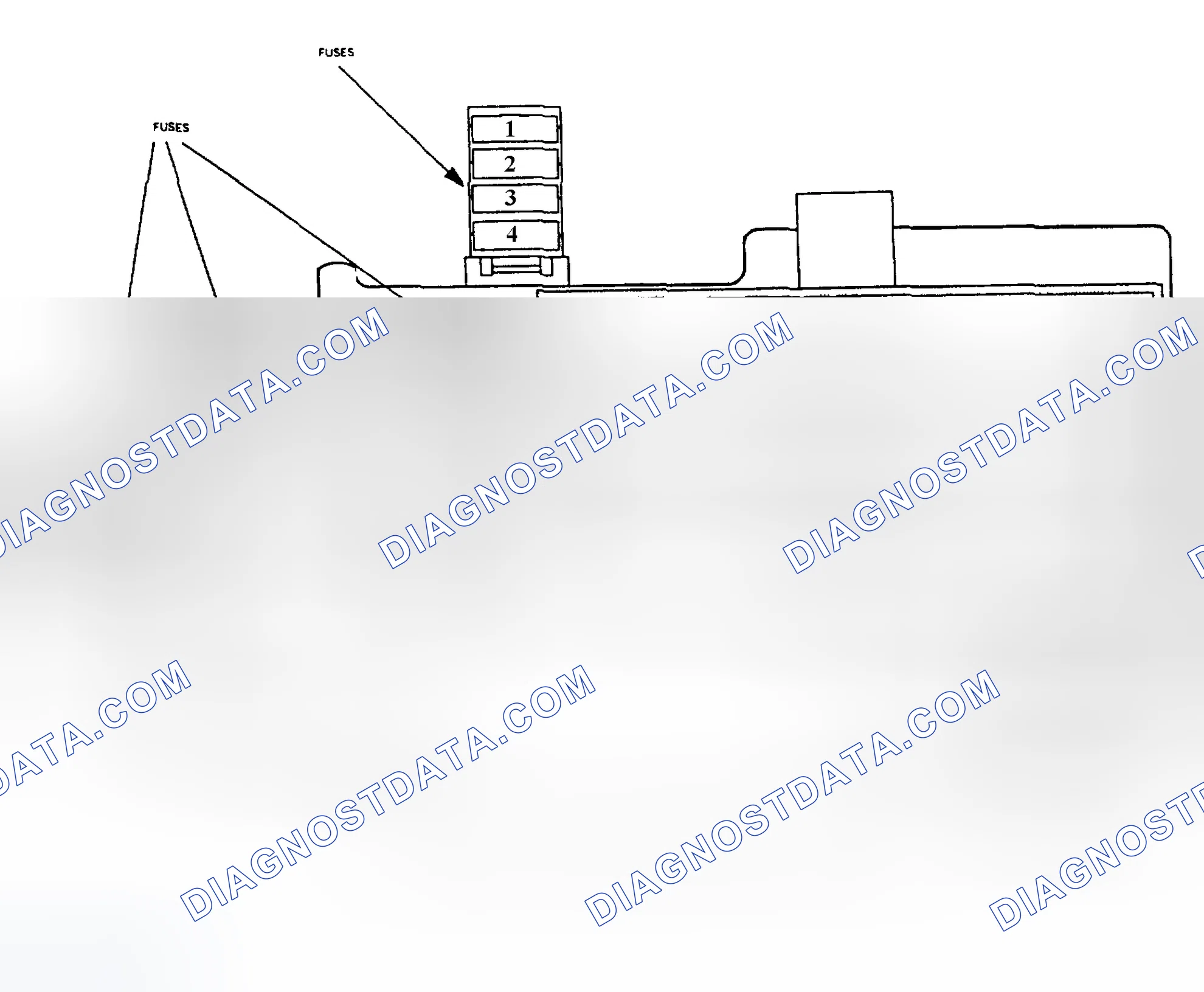 Scheme 7: REAR FUSE & RELAY PANEL IDENTIFICATION (1994)