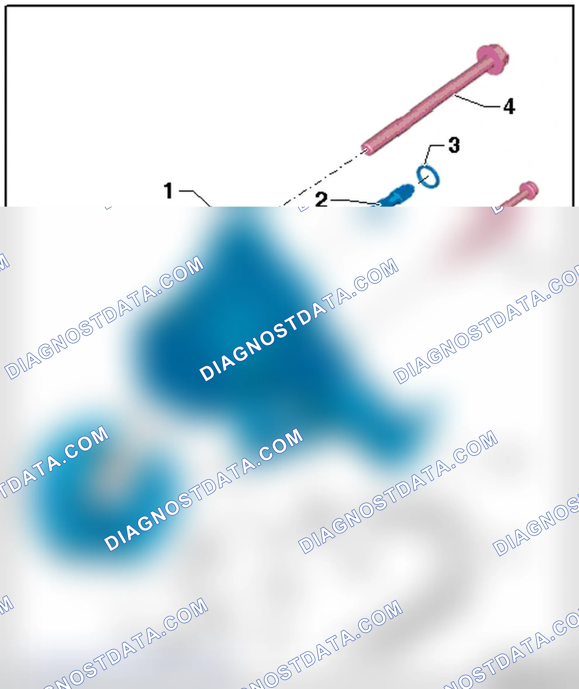 Scheme 121: POWER STEERING PUMP, VEHICLES WITH DYNAMIC STEERING - ENGINE CODE(S): CAUA