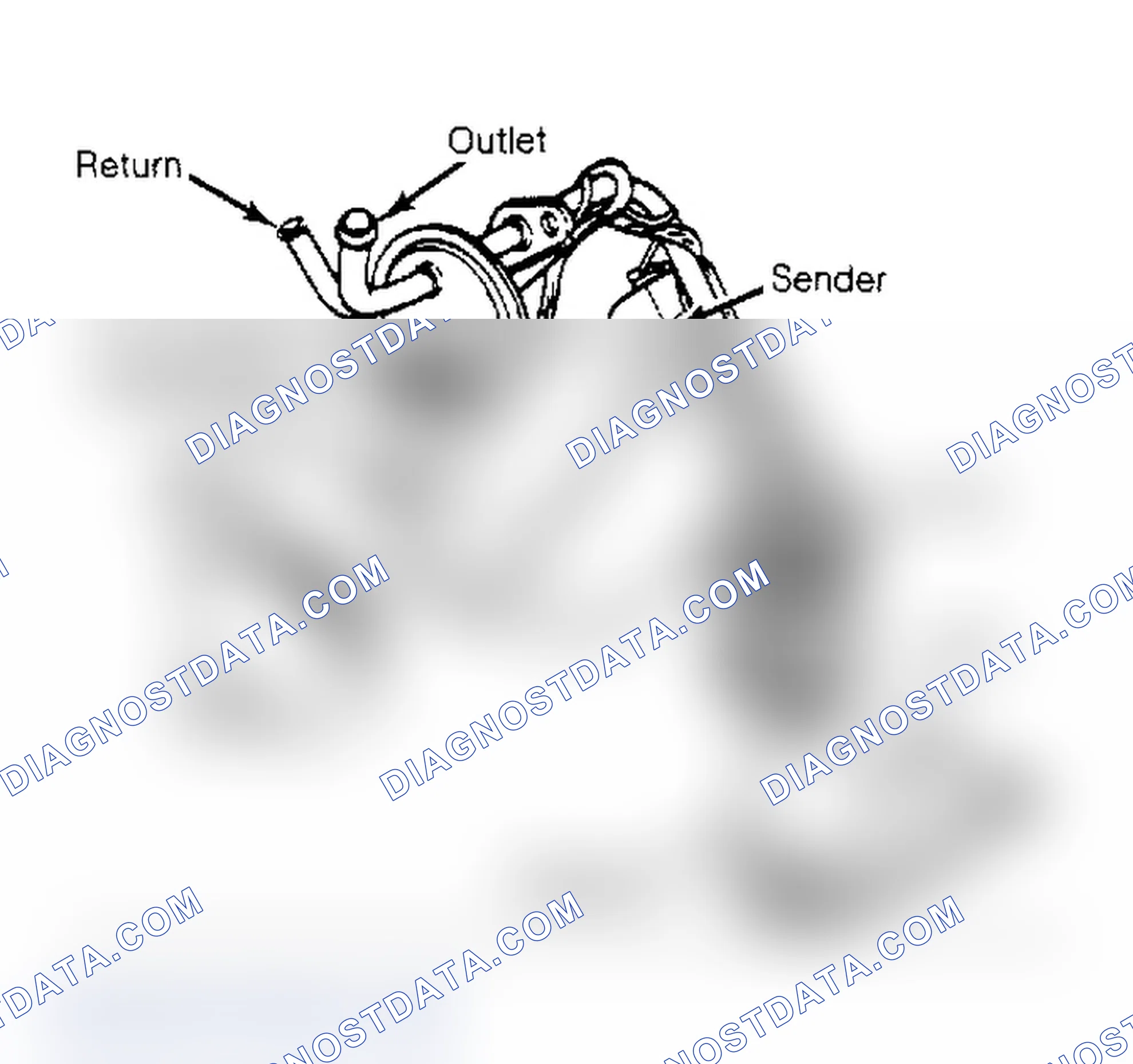 Fig. 2: Typical Electric Fuel Pump Installation In Fuel Tank