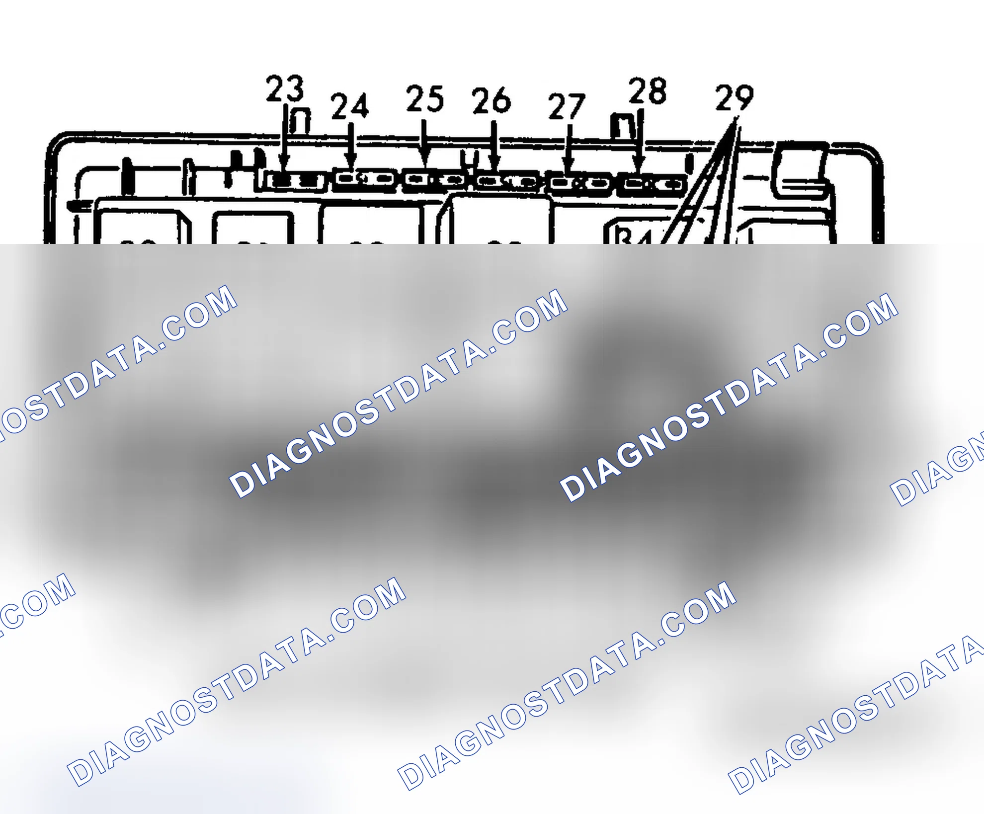 Scheme 5: FUSE PANEL IDENTIFICATION (1984 5000S)