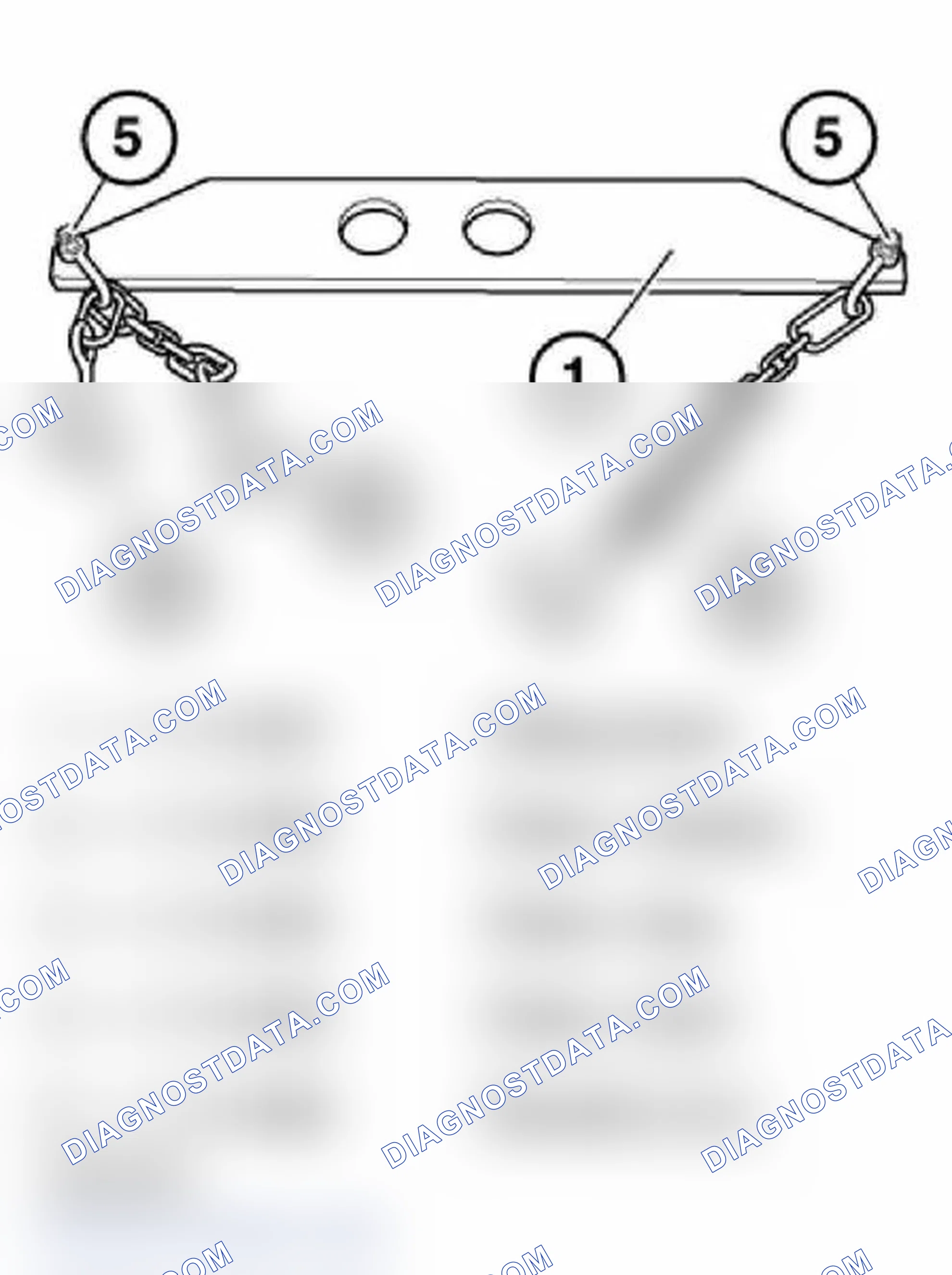 Scheme 2: 11 0 020 Engine hoist for removing and installing engines