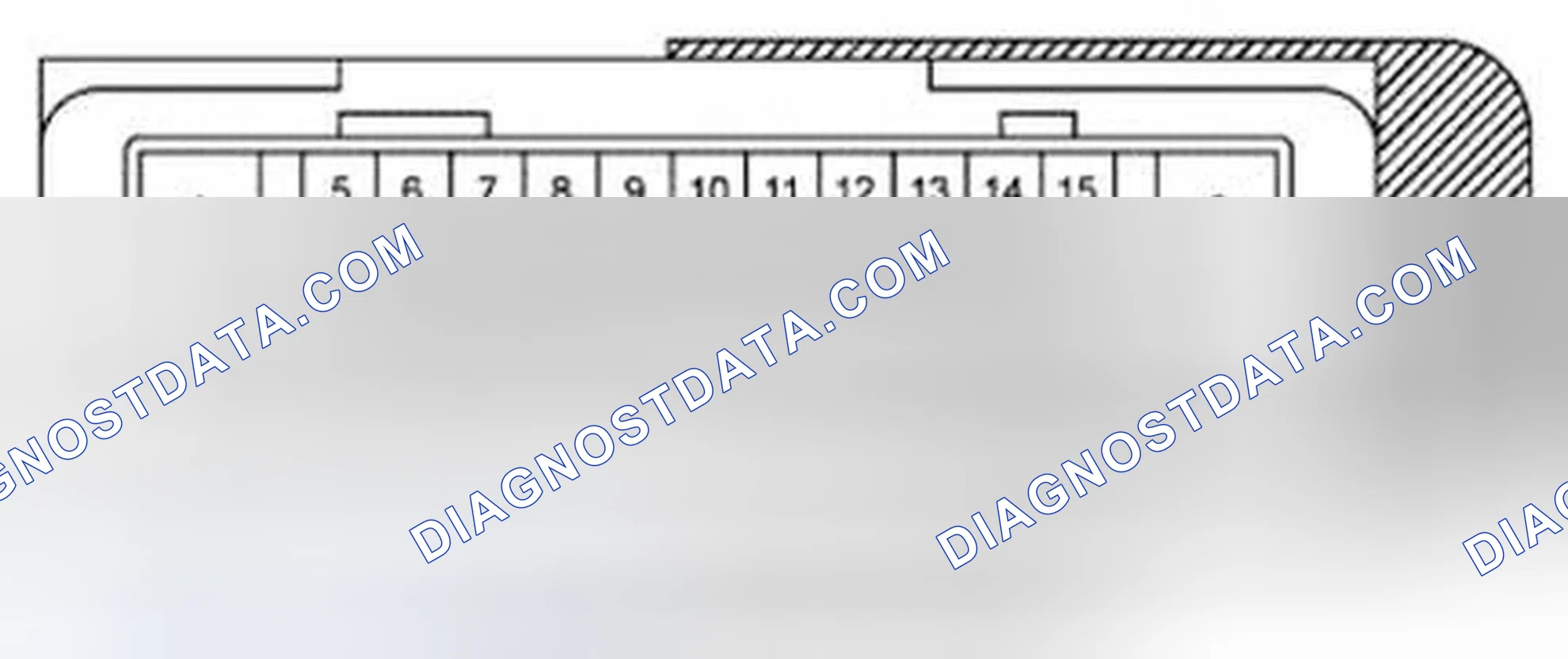 Scheme 68: VSA Modulator-Control Unit Connector for Inputs and Outputs