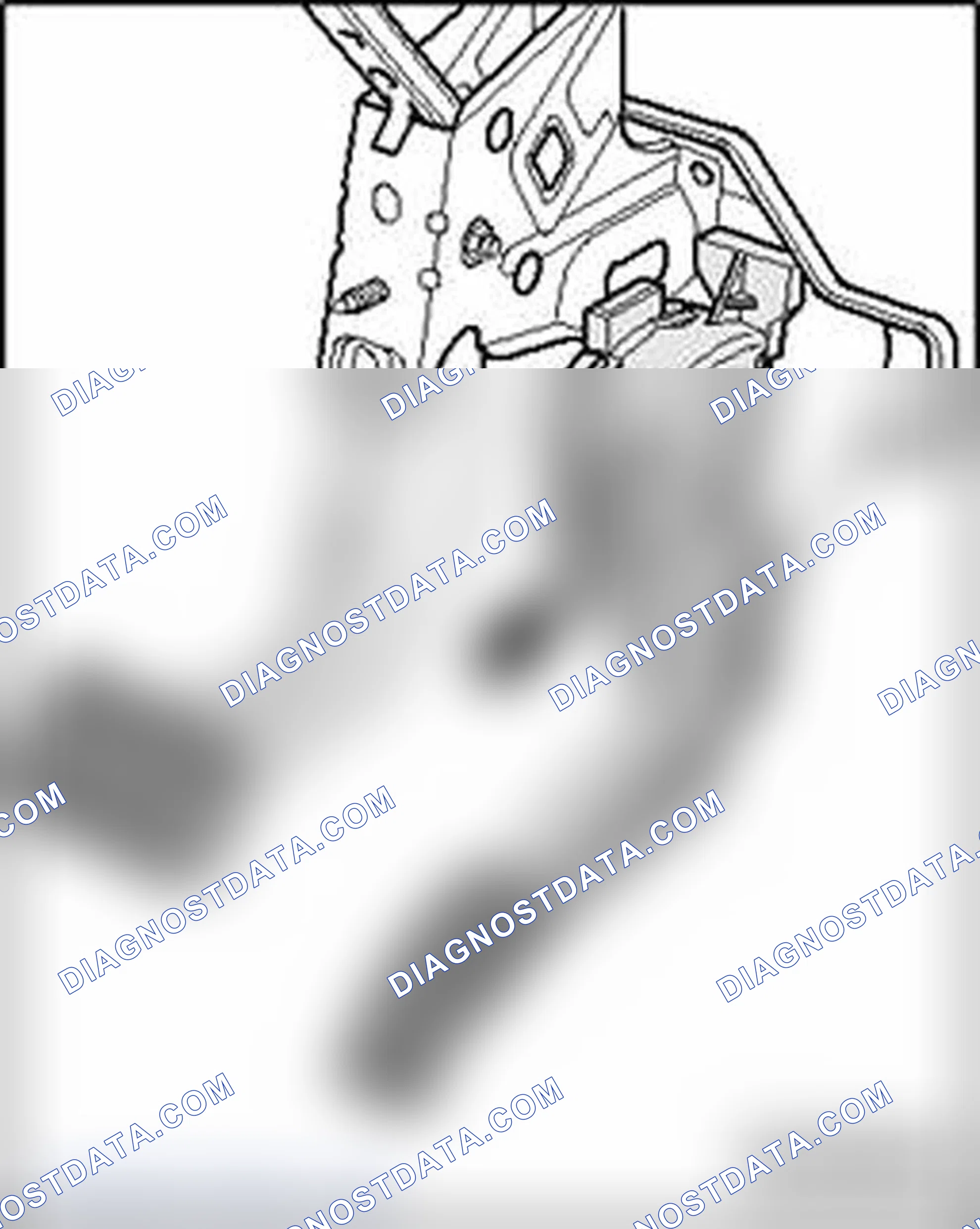 Scheme 184: Component locations of Throttle Position (TP) sensor -G79- and sender 2 for accelerator pedal positi