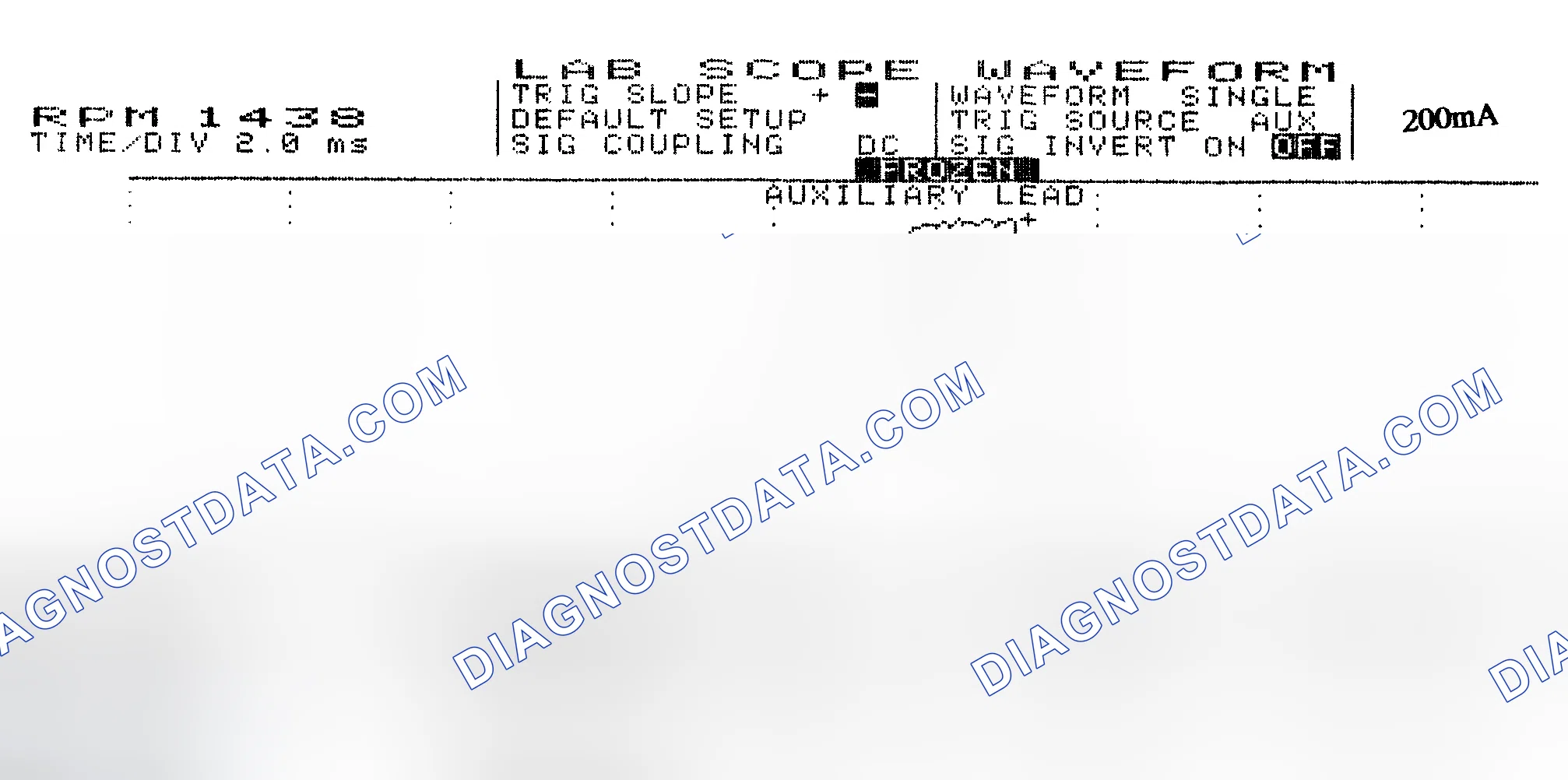 Scheme 15: Single Injector w/Normal Current Flow - Current Pattern