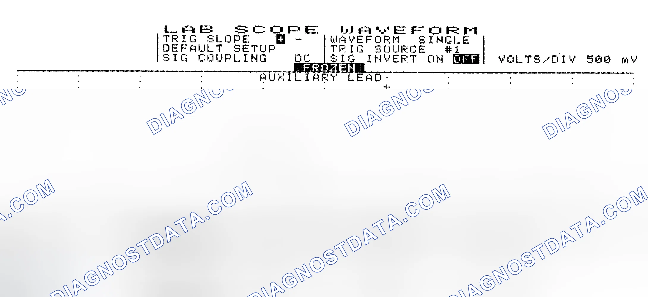 Scheme 10: Single Injector w/Excessive Current Flow - Current Pattern