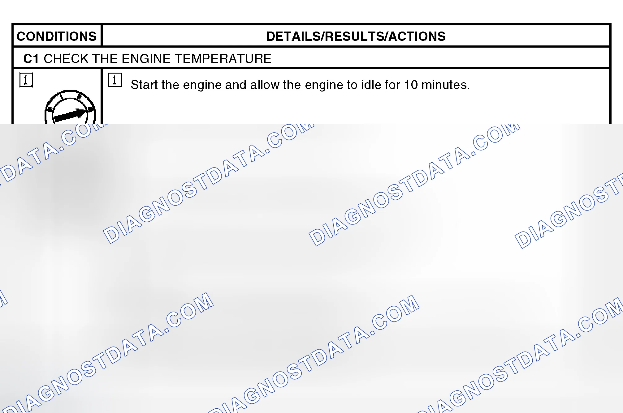 Scheme 8: Pinpoint Test C: The Engine Does Not Reach Normal Operating Temperature