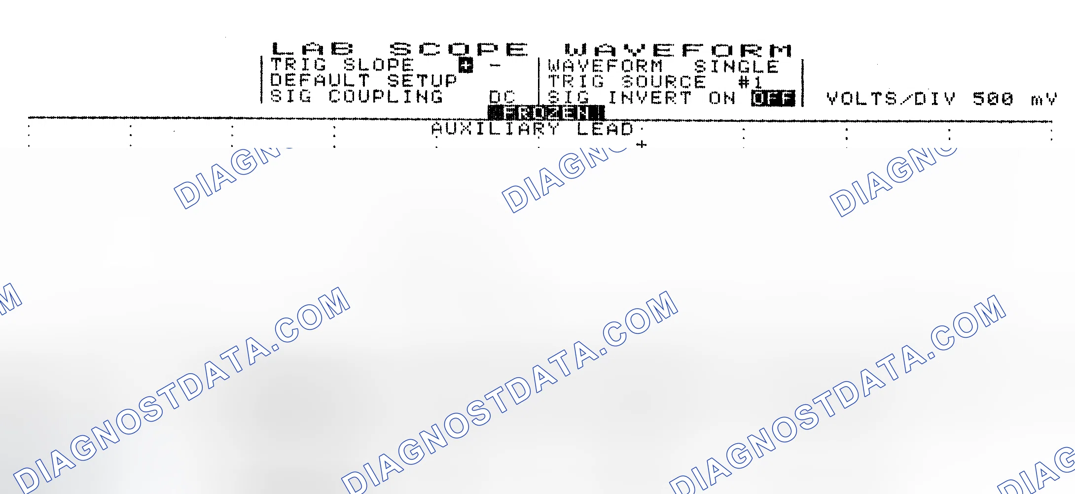 Scheme 10: Single Injector w/Excessive Current Flow - Current Pattern