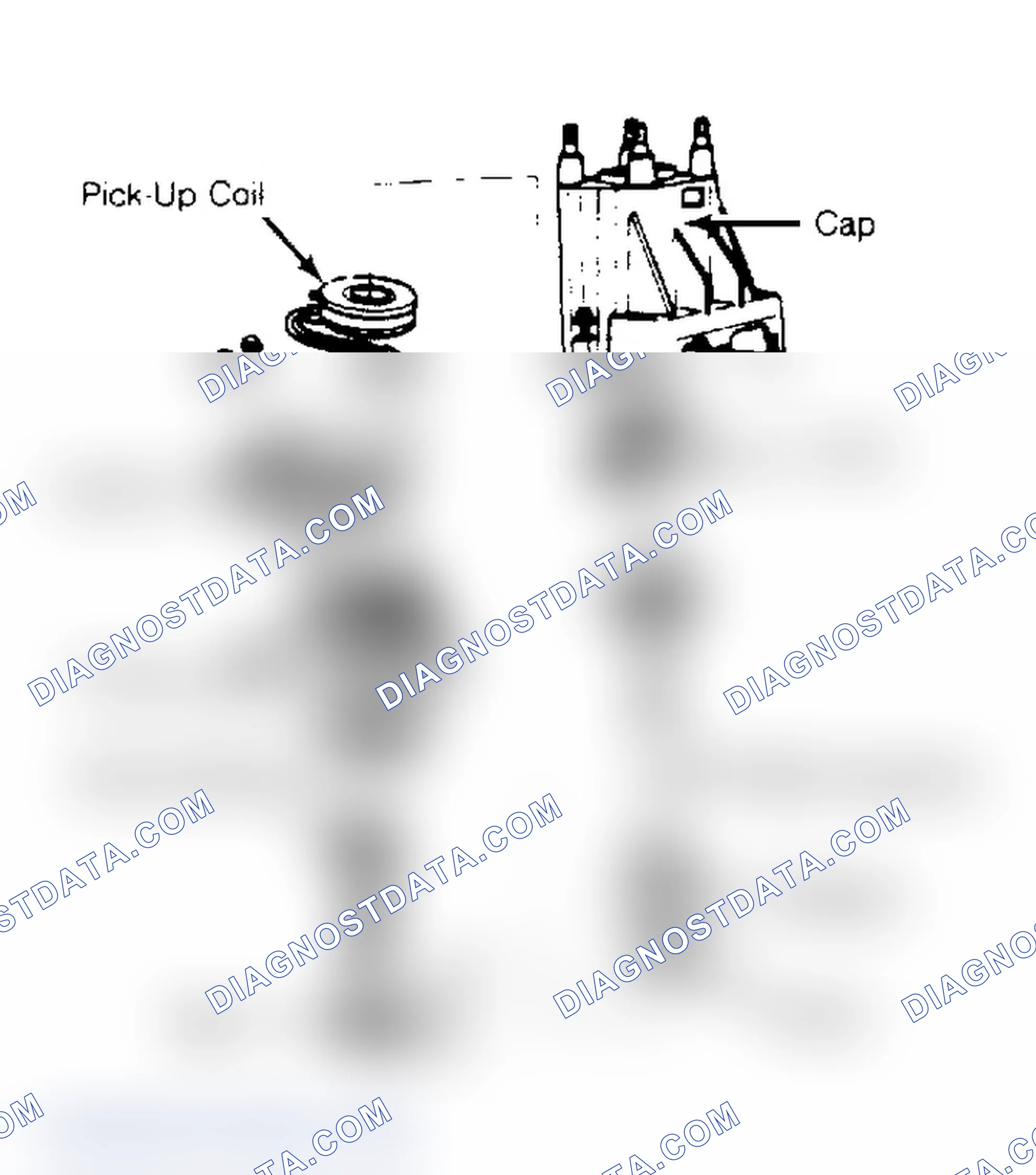 Scheme 2: HEI-EST Distributor Without Sealed Connector Timer core and pole piece have one tooth per cylinder.