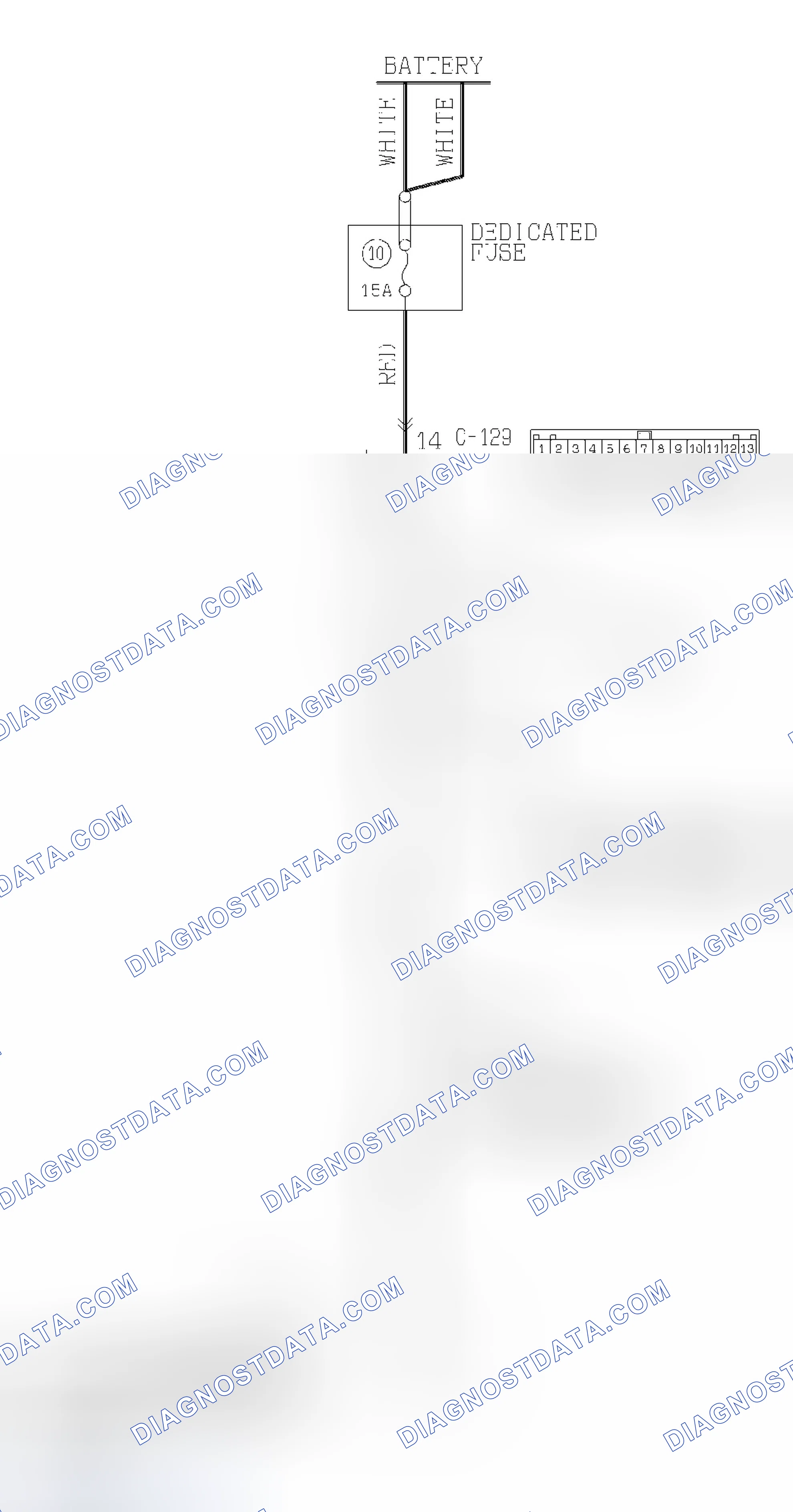 Scheme 278: DTC 33: Stoplight Switch System