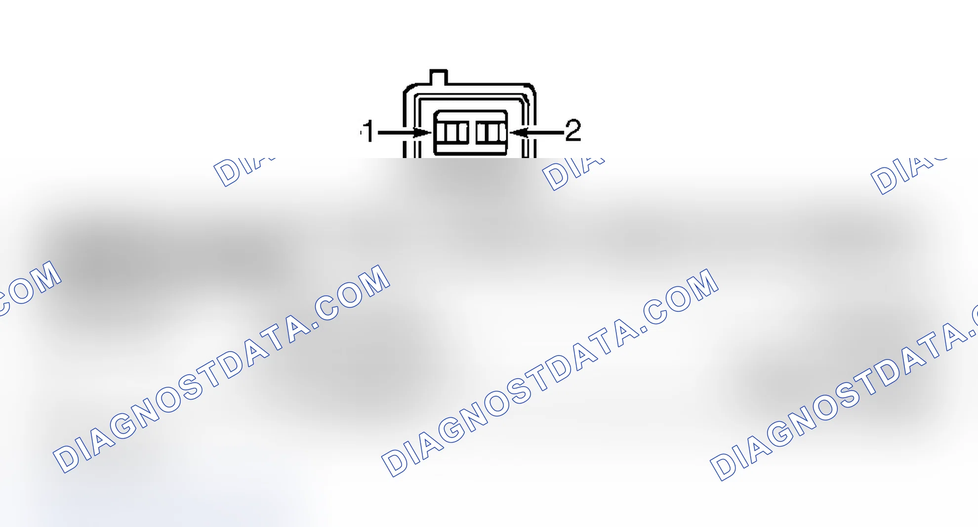 Scheme 13: Engine Coolant Temperature Sensor Connector End View (3.9L & 5.9L)