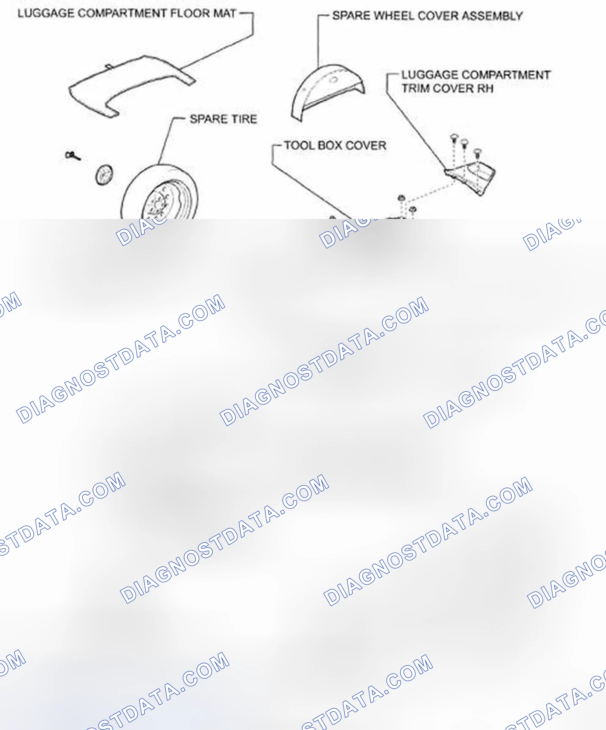 Scheme 177: Identifying License Plate Light Assembly Components (2 Of 2)