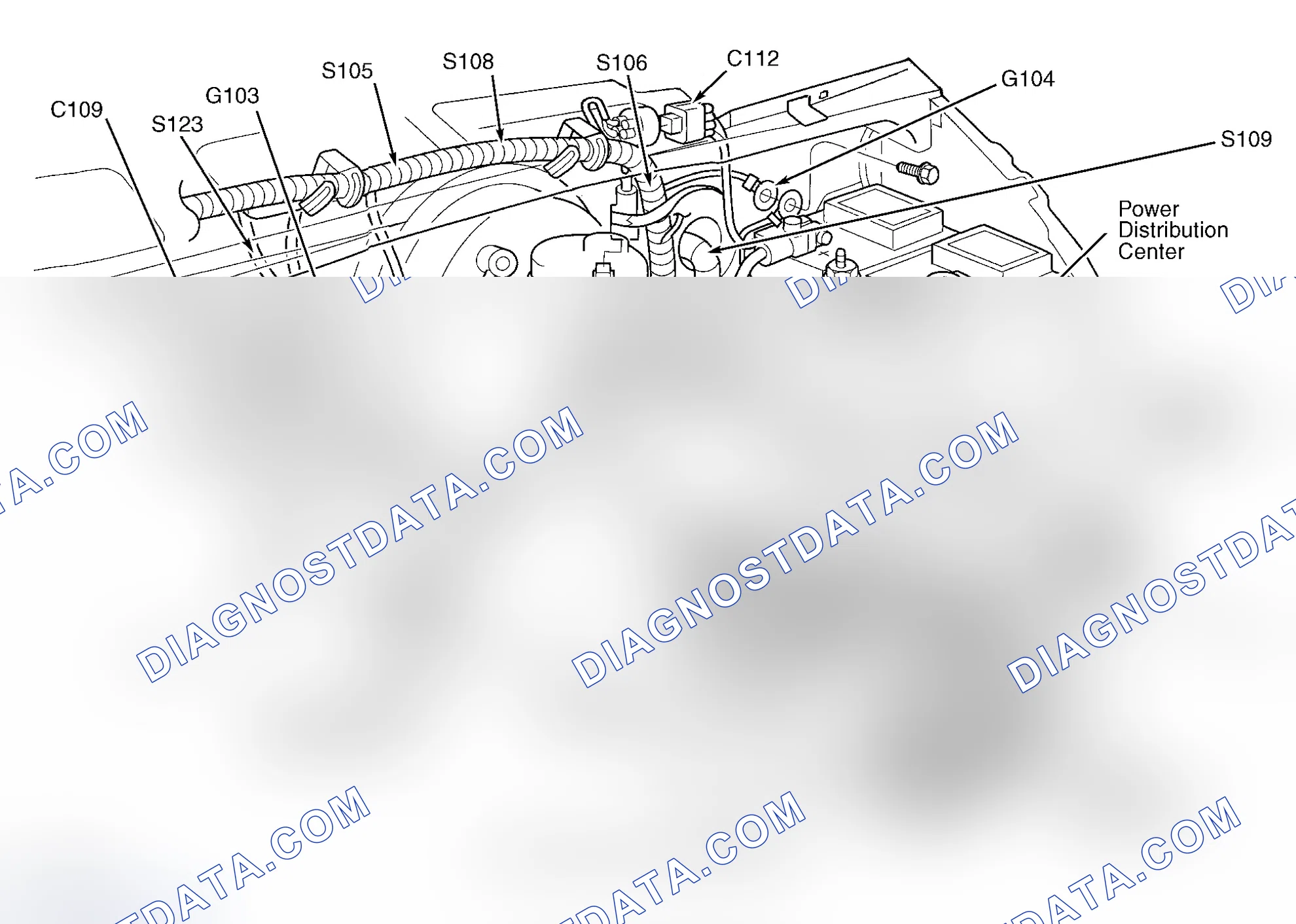 Scheme 4: Left Side Of Engine Compartment