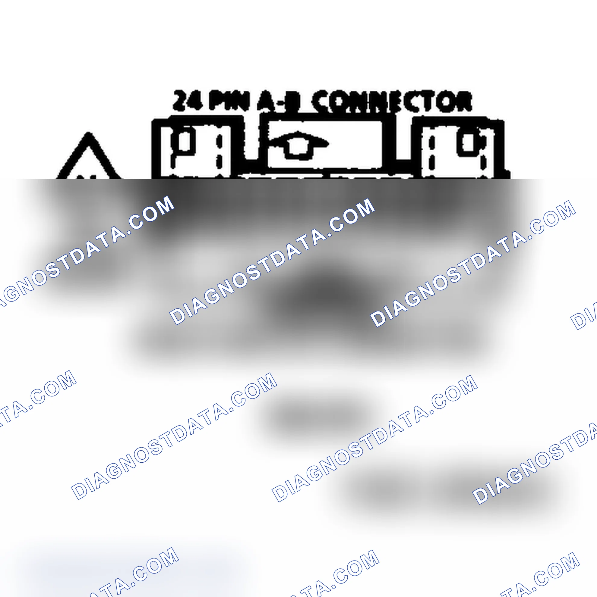 Scheme 1: Black 24 PIN A-B Connector/Pin Voltage, 4.3L VIN Z, (Caprice)