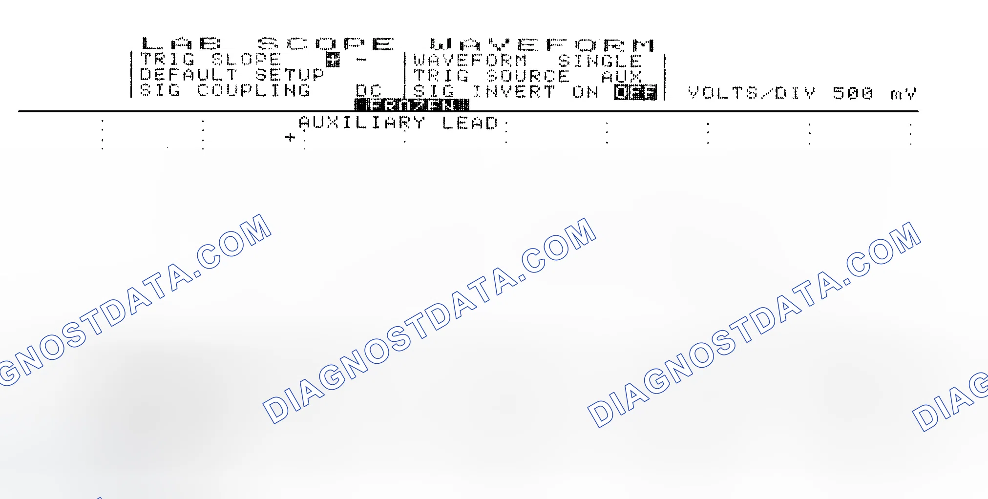 Scheme 14: Single Injector w/Excessive Current Flow - Current Pattern