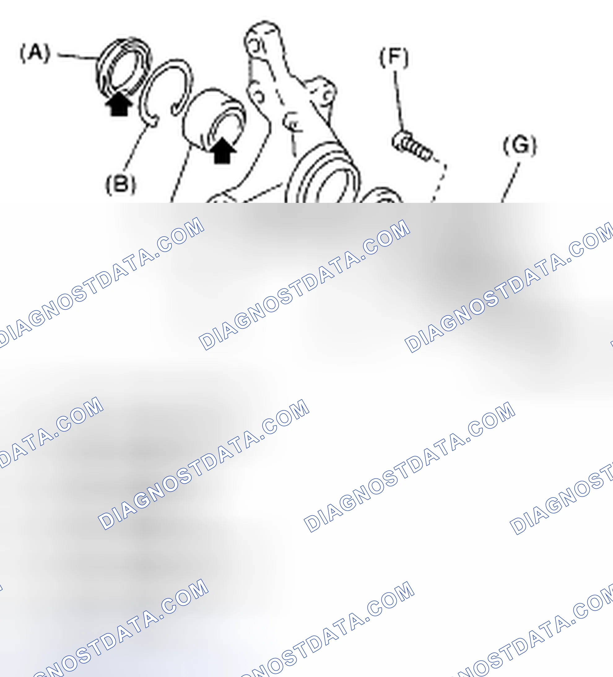 Fig. 96: Identifying Inner Oil Seal, Snap Ring, Bearing And Hub Bolt