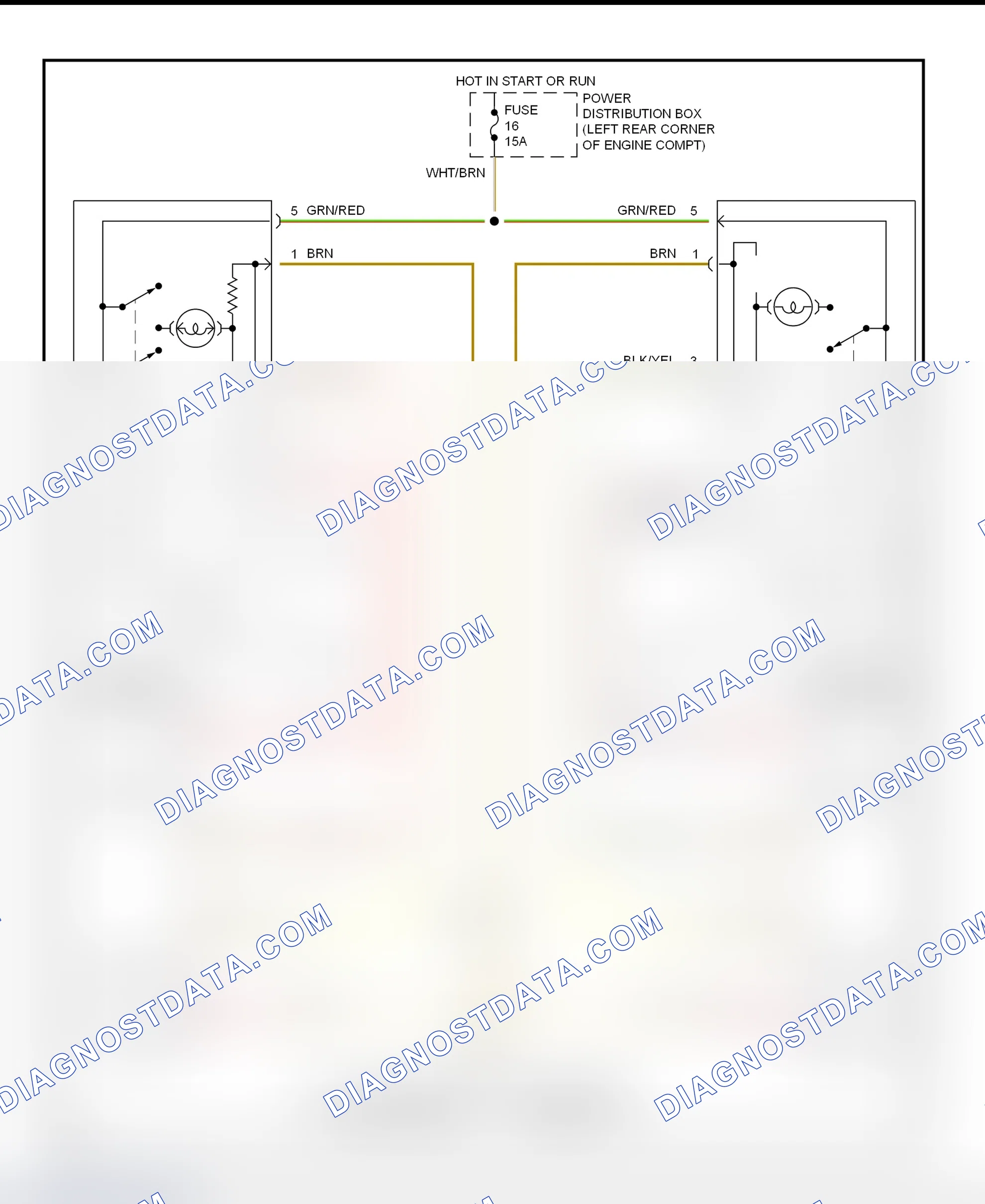 Scheme 6: Heated Seats System Wiring Diagram (1992-93 Convertible)