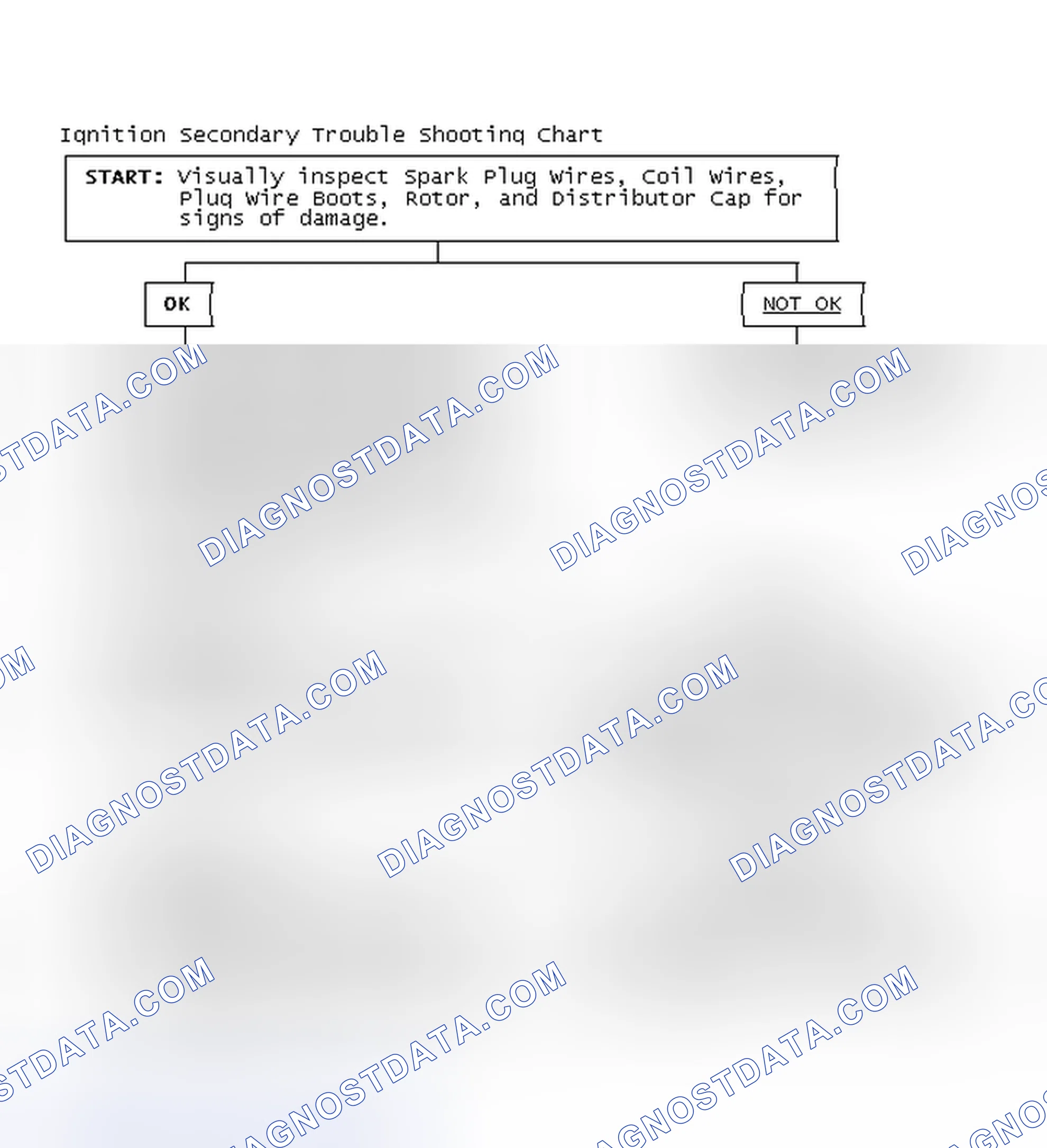 Scheme 1: Ignition Secondary Trouble Shooting Chart