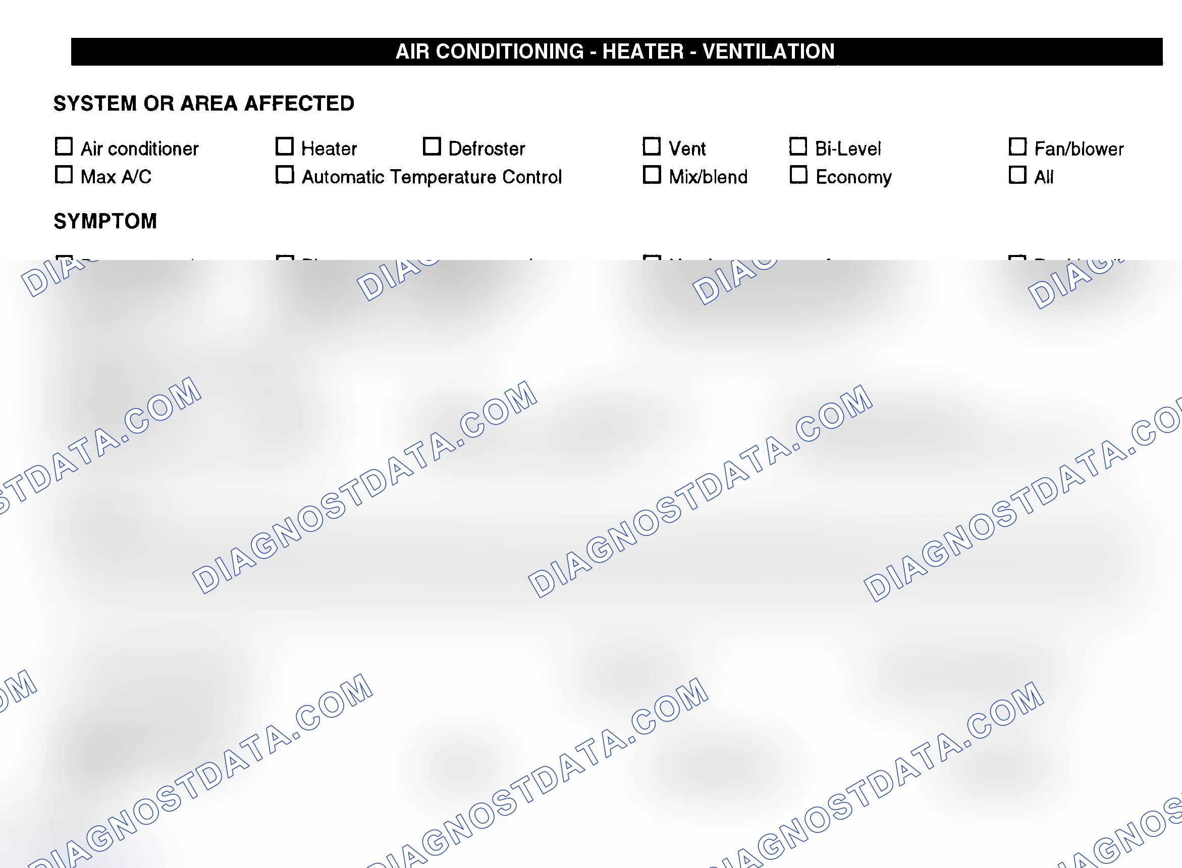 Scheme 8: Air Conditioning, Heater & Ventilation