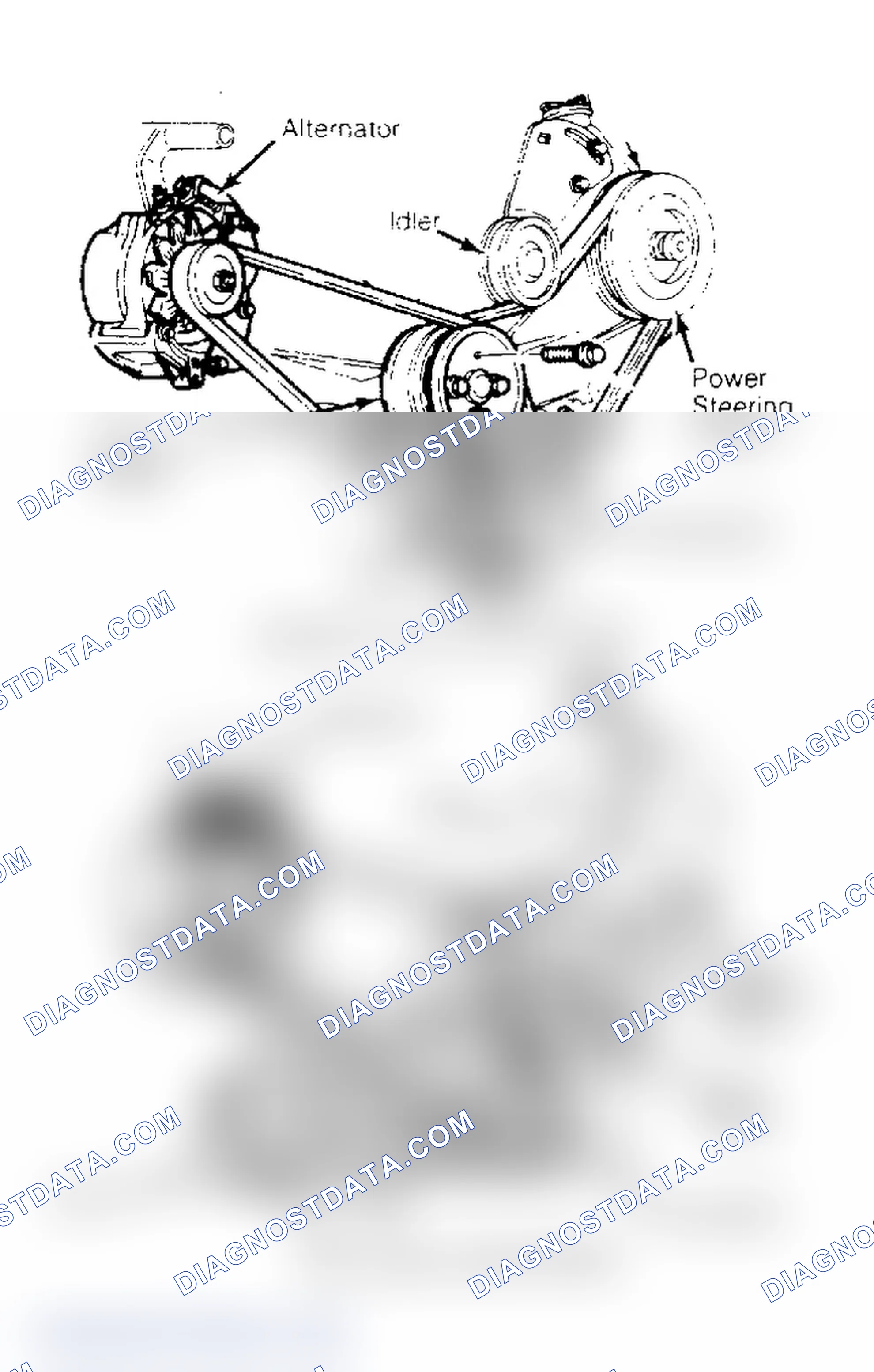 Scheme 5: Serpentine Belt Routing - 3.0L