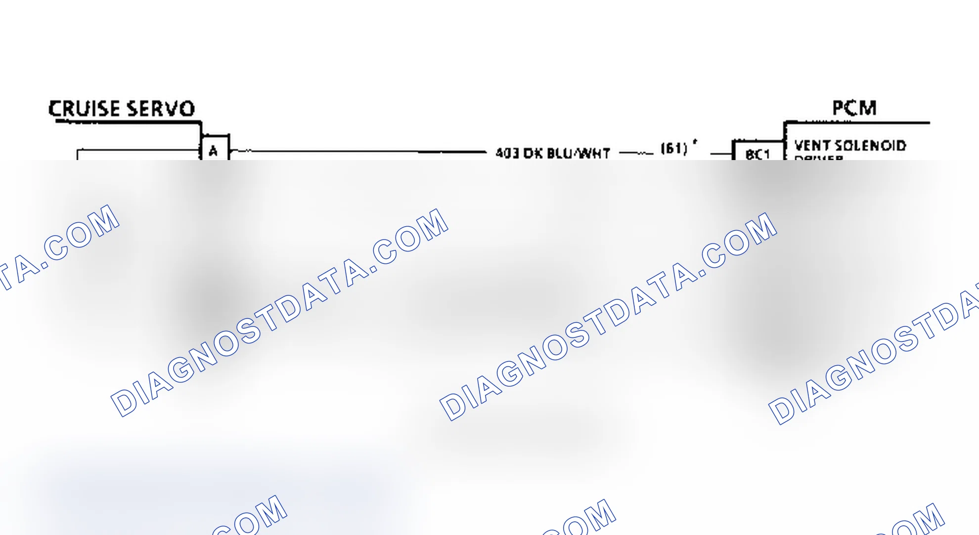 Scheme 328: CODE 61, Schematic, Cruise Vent Solenoid (3.8L)