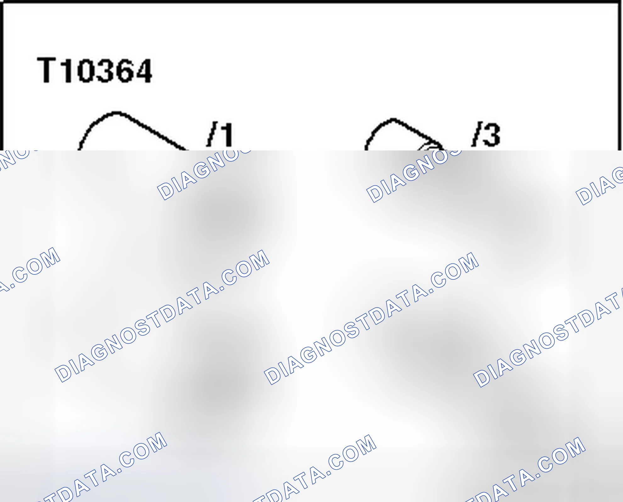 Scheme 66: Socket -T10364- for high pressure/low pressure side service connection valves in refrigerant circuit