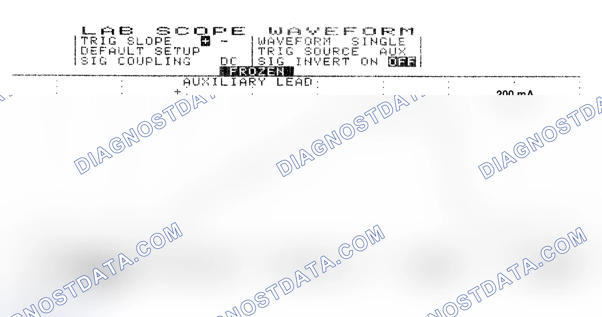 Scheme 13: Single Injector w/Normal Current Flow - Current Pattern