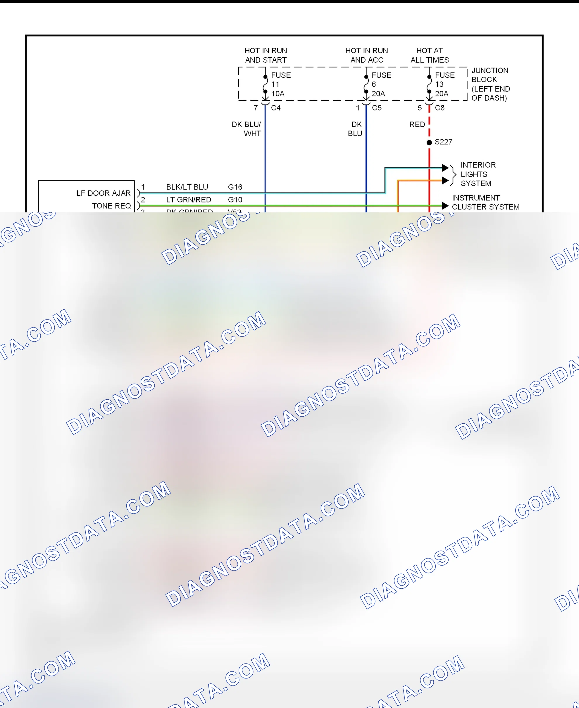 Scheme 89: BCM Wiring Diagram (Durango)