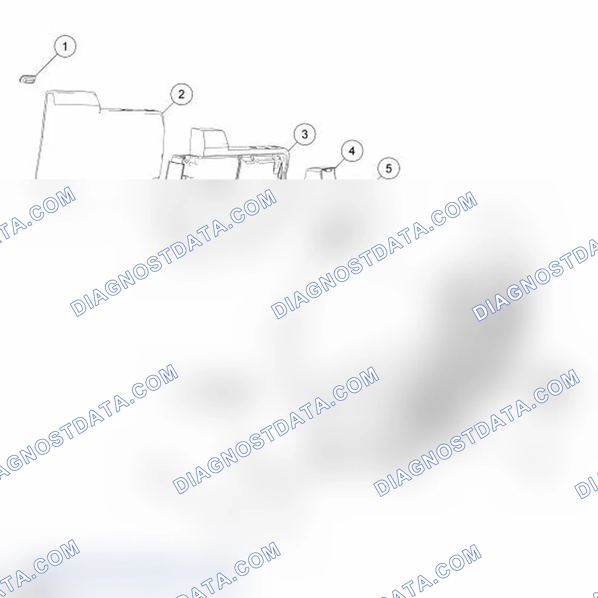 Scheme 11: Safety Belt Retractor - Second Row, Center, 60/40, E-Z Entry