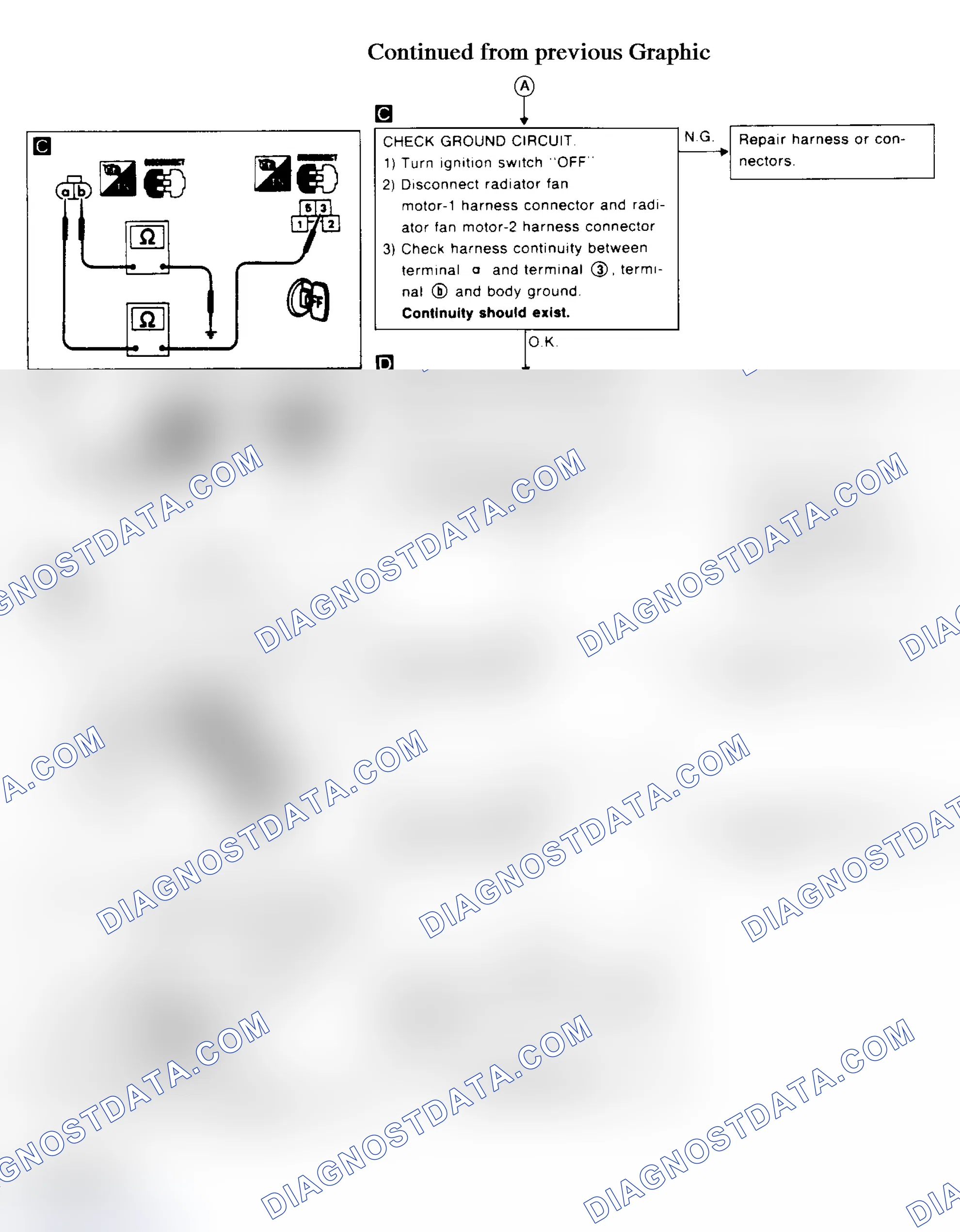 Scheme 40: RADIATOR (COOLING) FAN CONTROL (2.0L) DIAGNOSTIC CHART