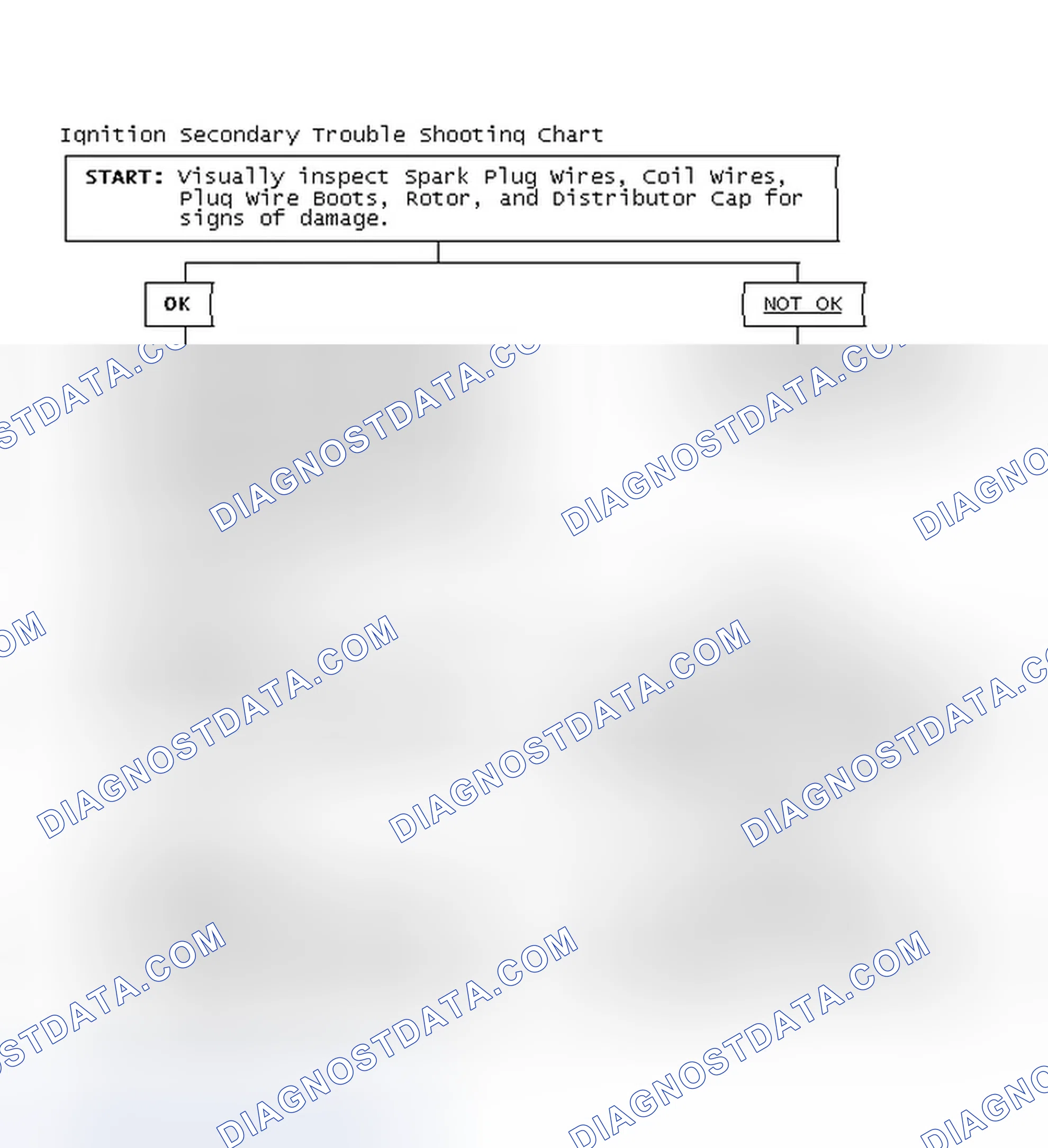 Scheme 1: Ignition Secondary Trouble Shooting Chart