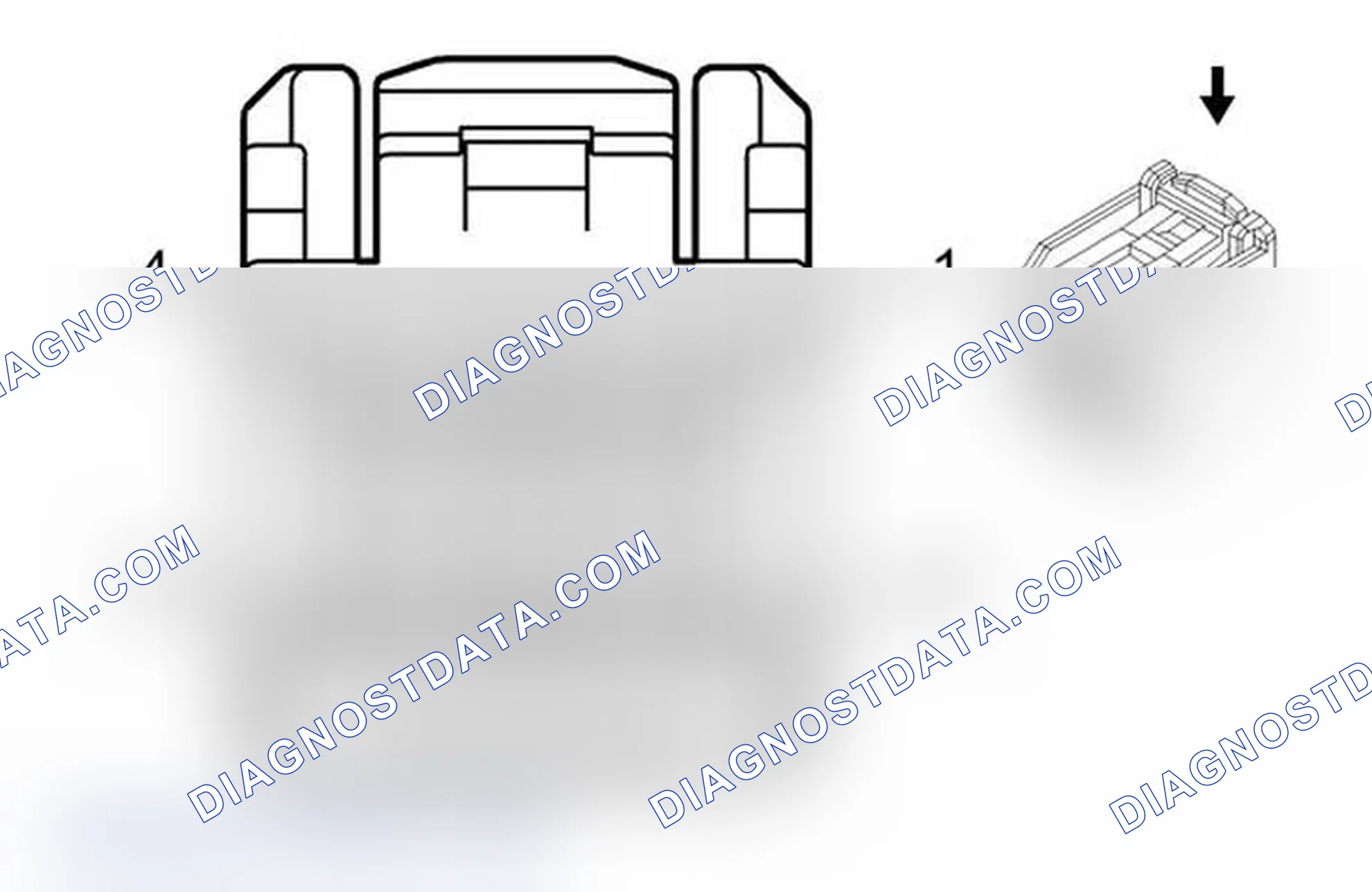 Scheme 364: Park Brake Control Switch (J77)